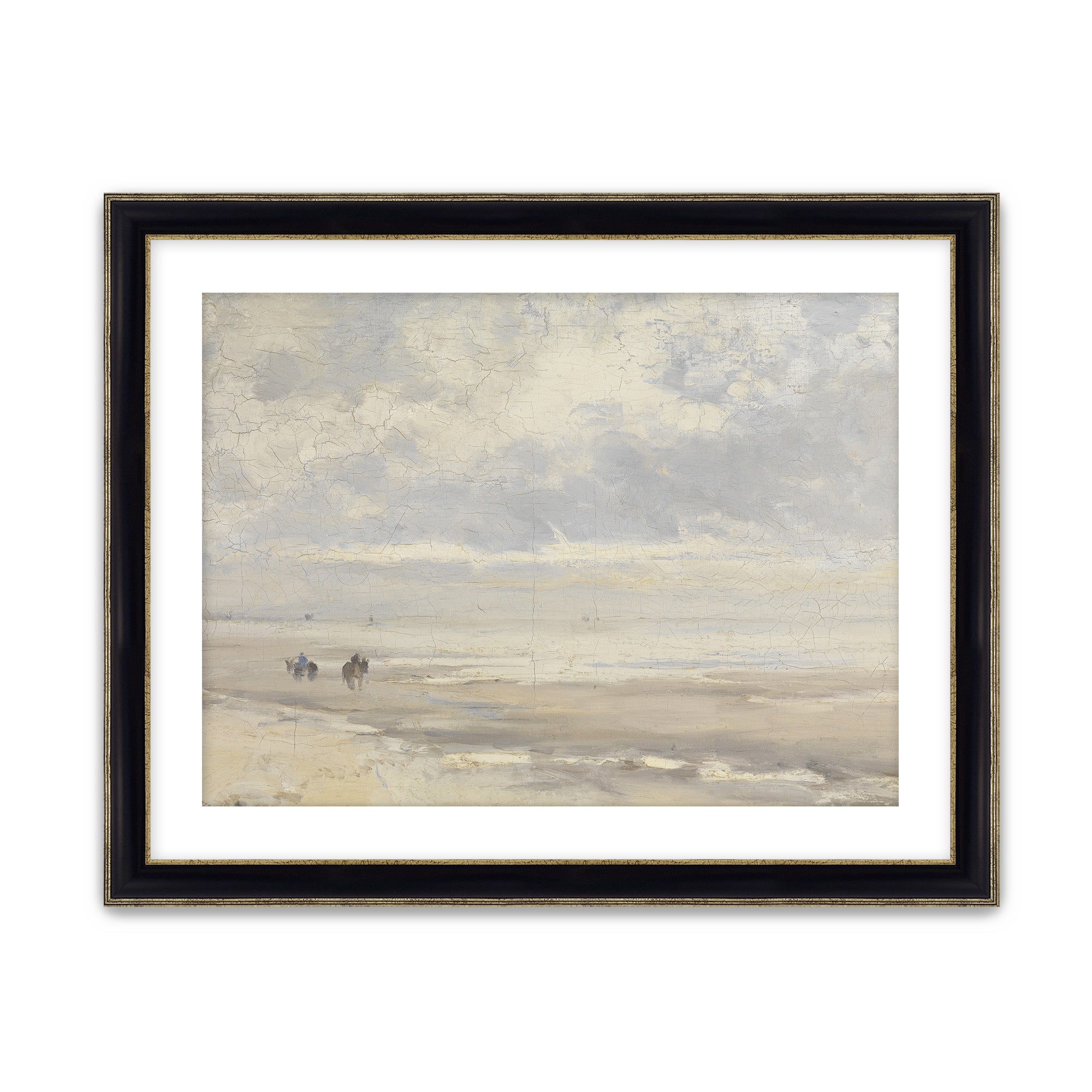 Figures on a Misty Shore