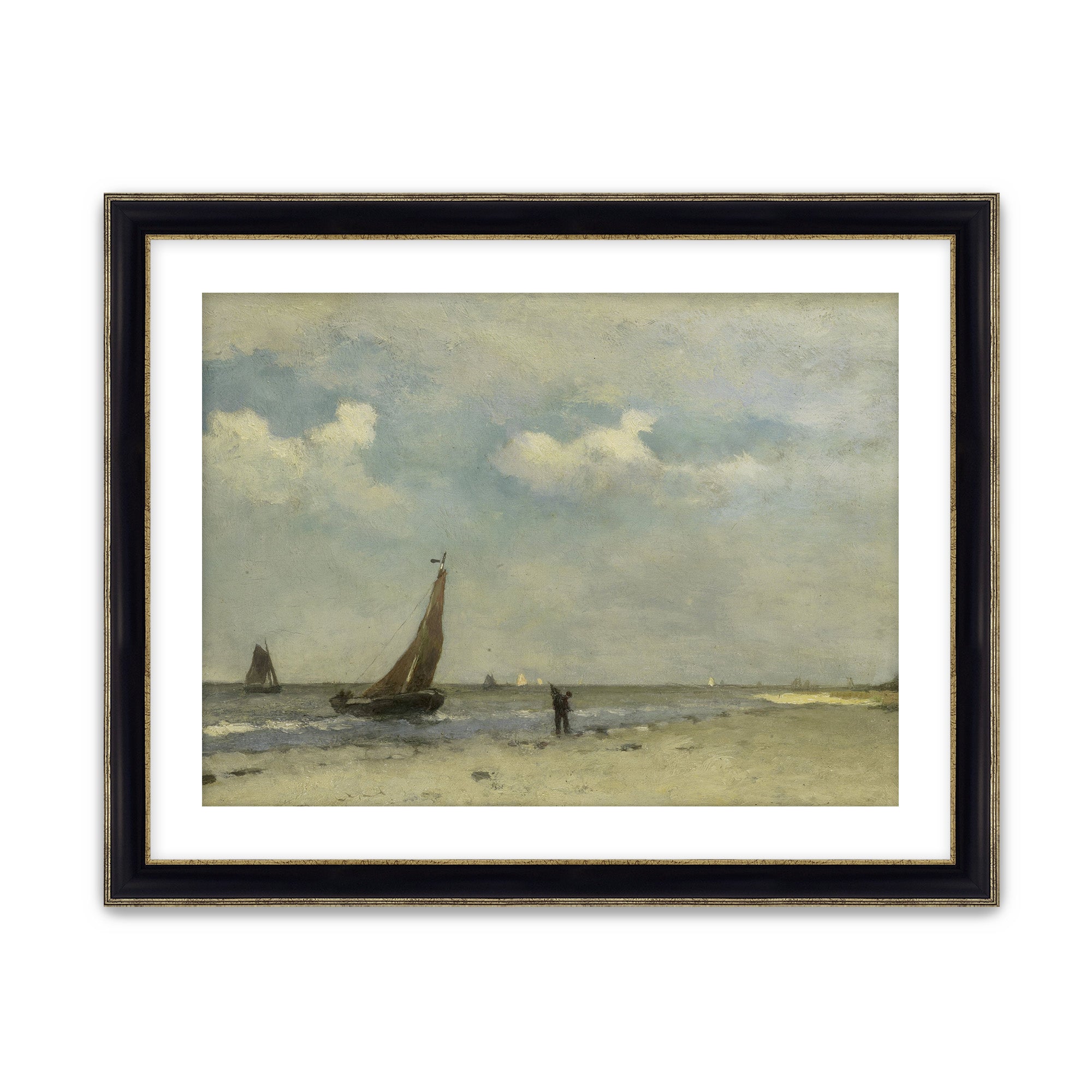 Sailboats Along the Shore