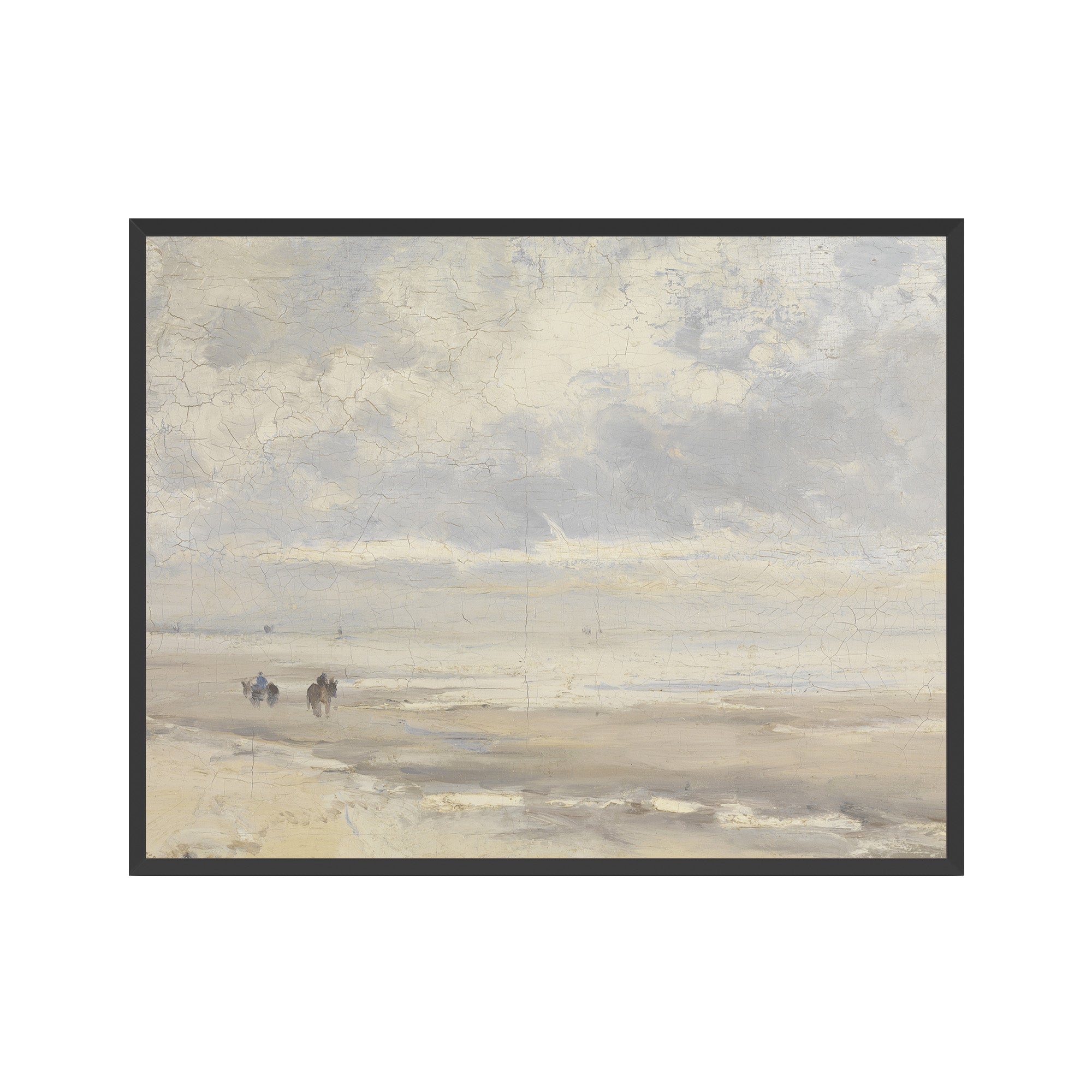 Figures on a Misty Shore