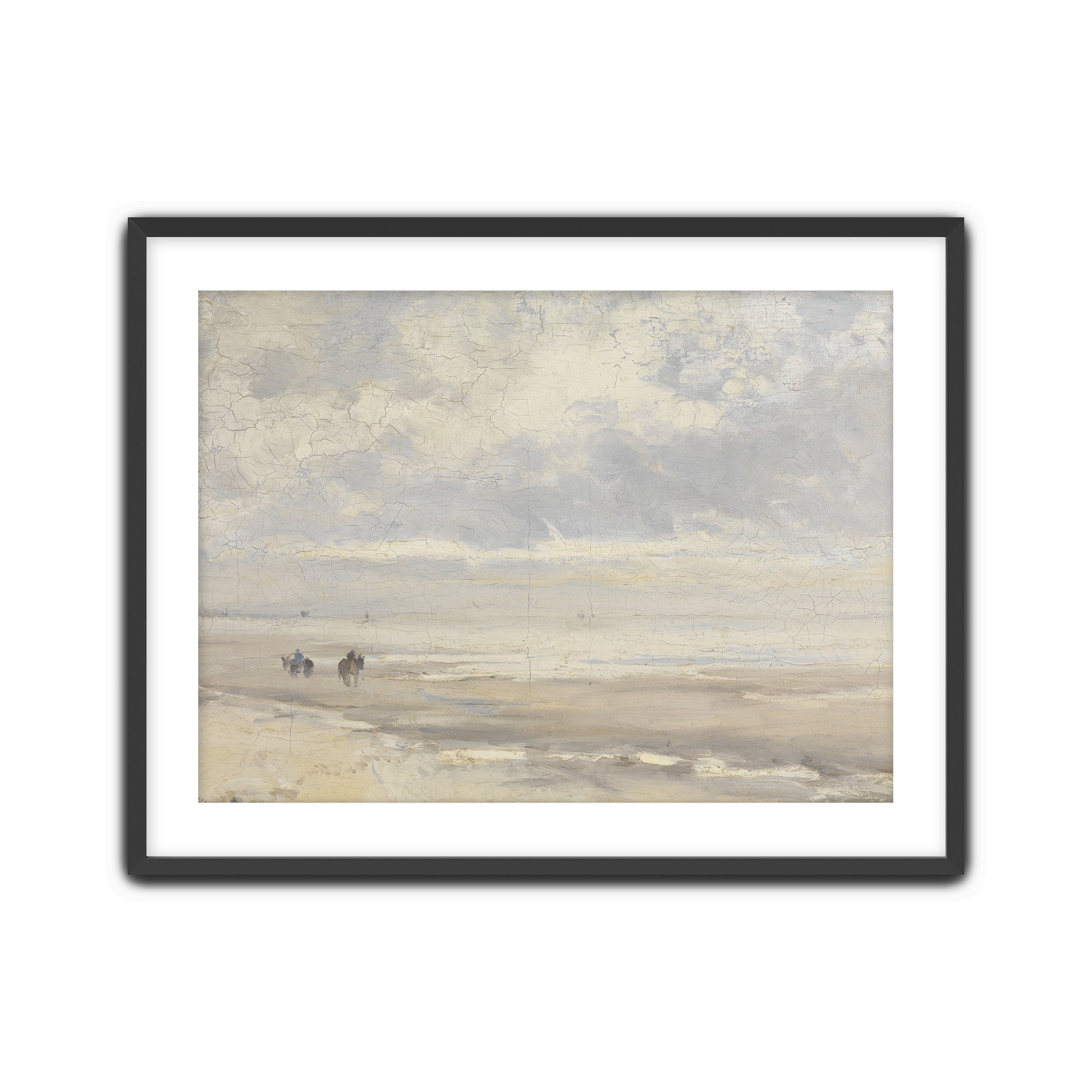 Figures on a Misty Shore