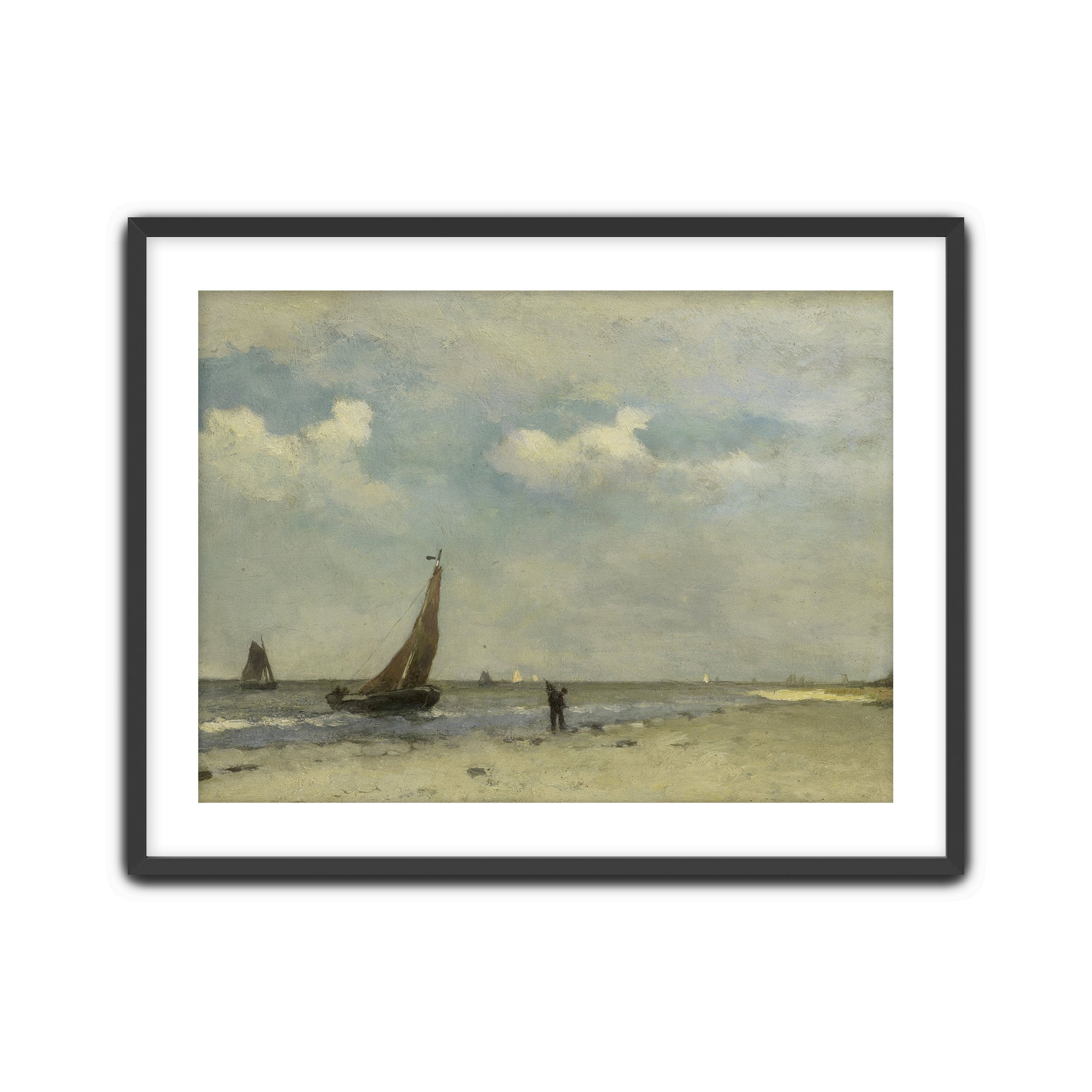 Sailboats Along the Shore