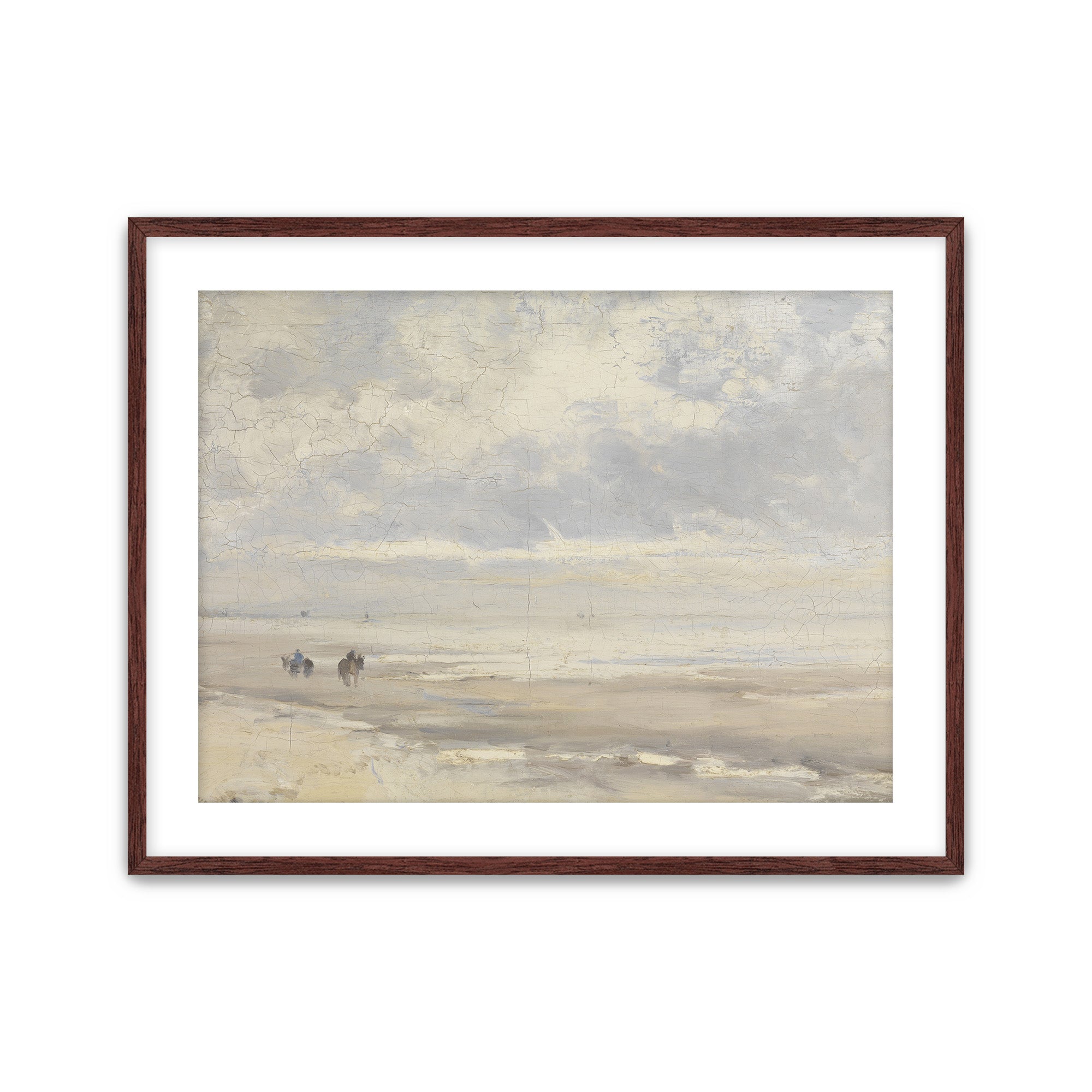 Figures on a Misty Shore