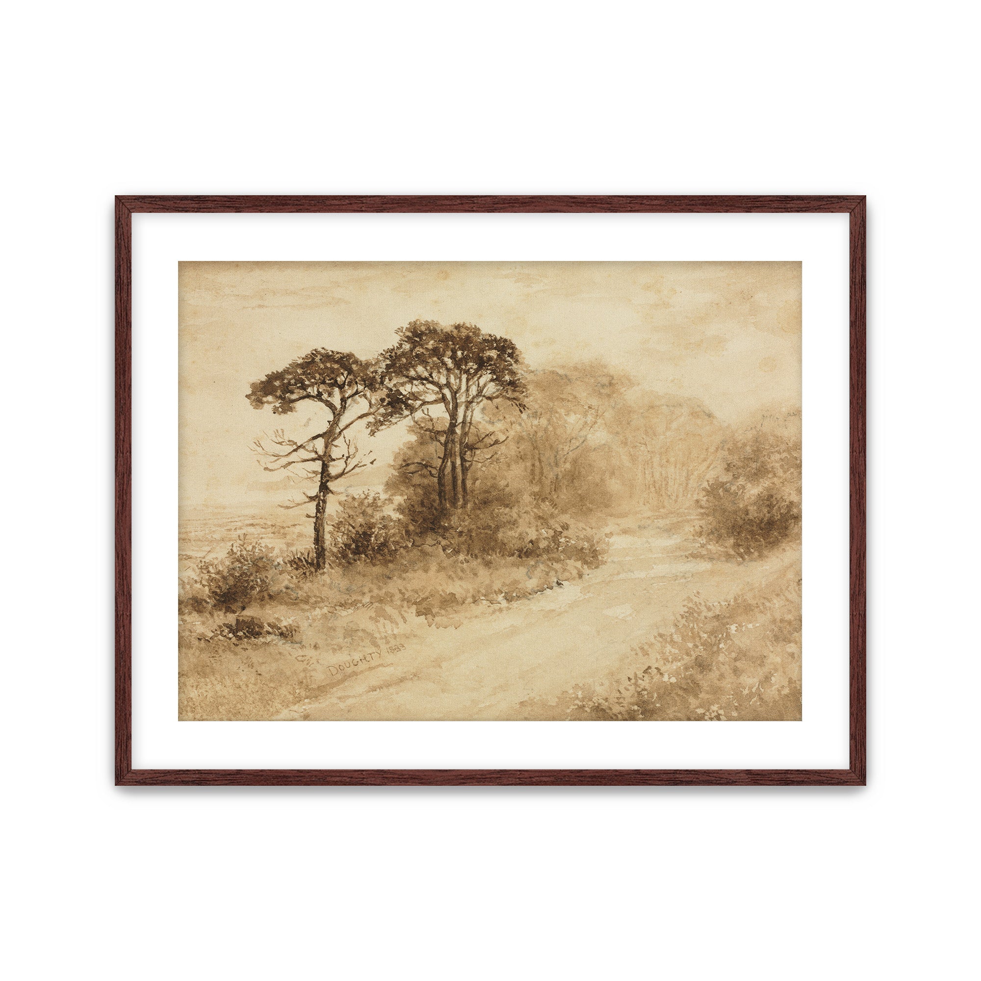 Sepia Trees