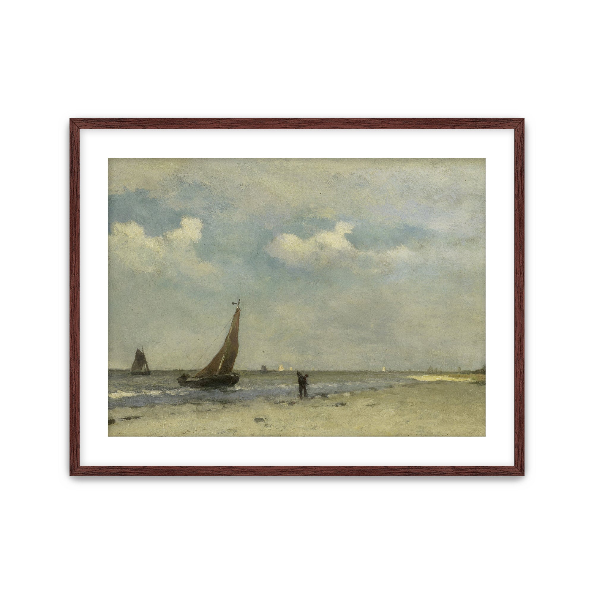 Sailboats Along the Shore