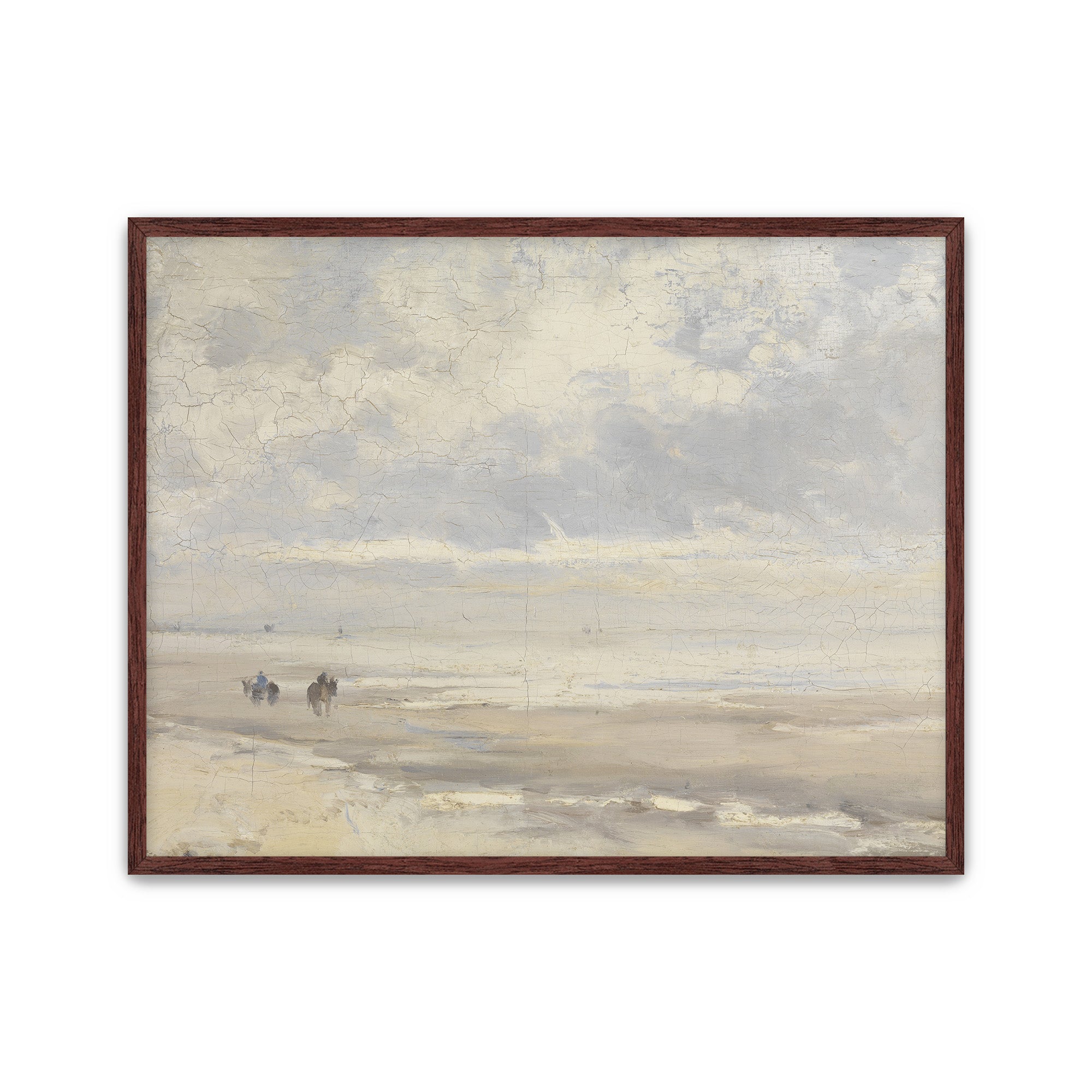 Figures on a Misty Shore