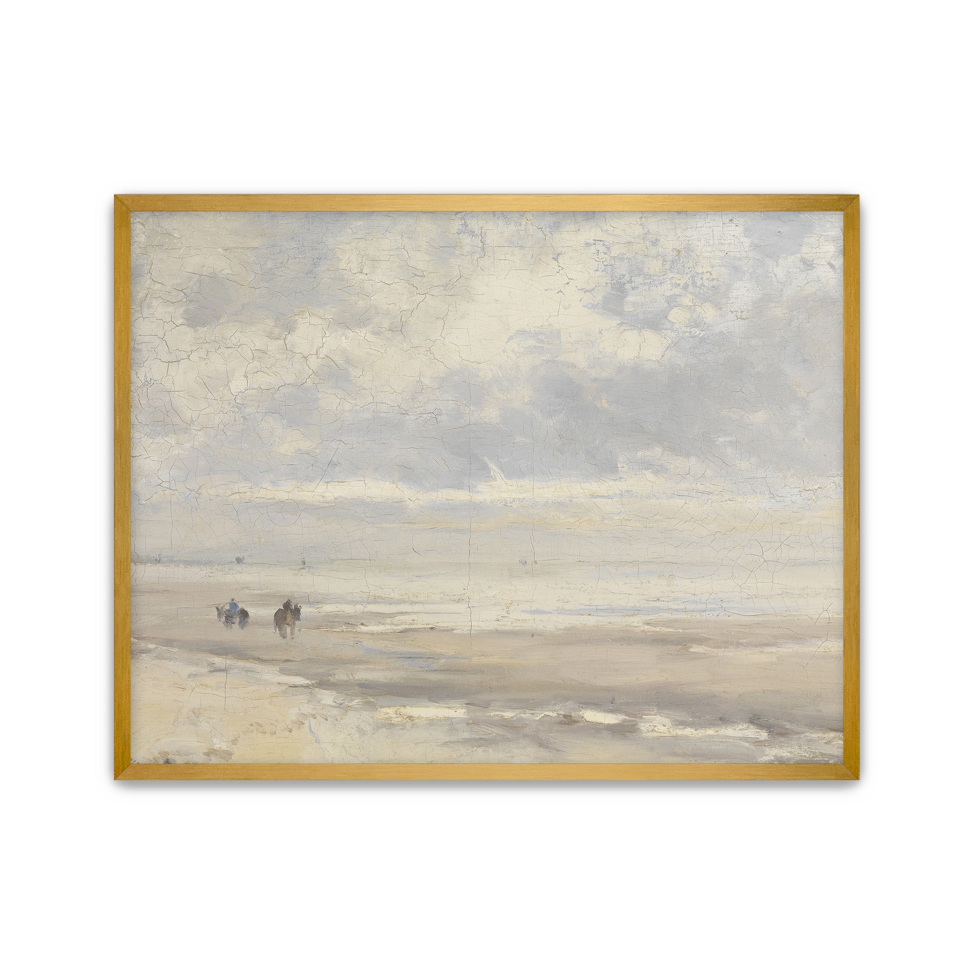 Figures on a Misty Shore