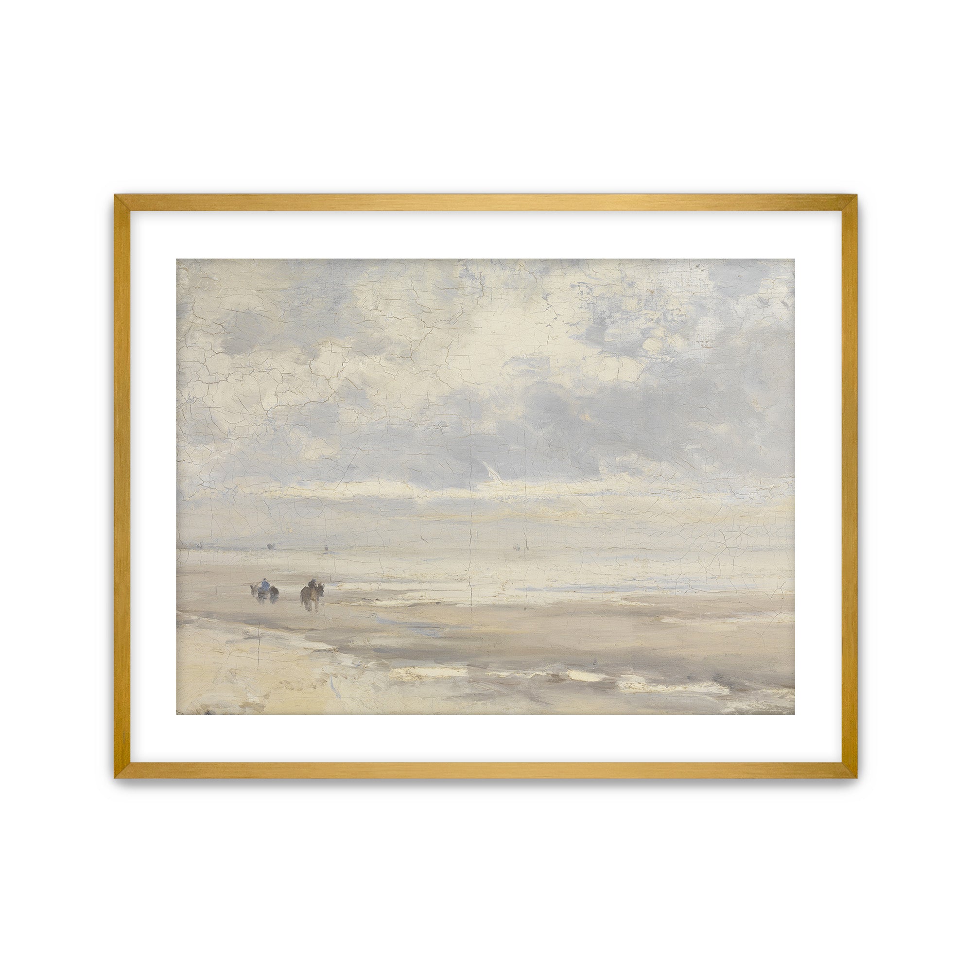 Figures on a Misty Shore