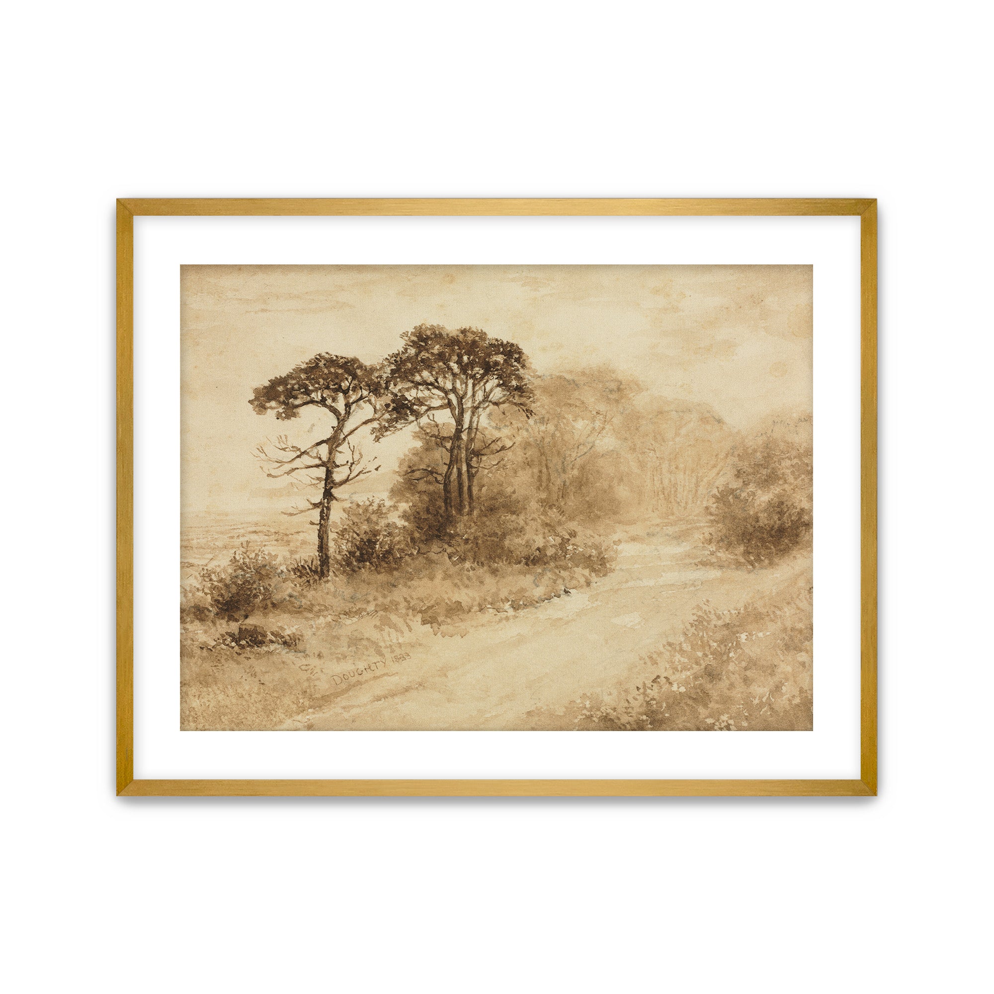 Sepia Trees