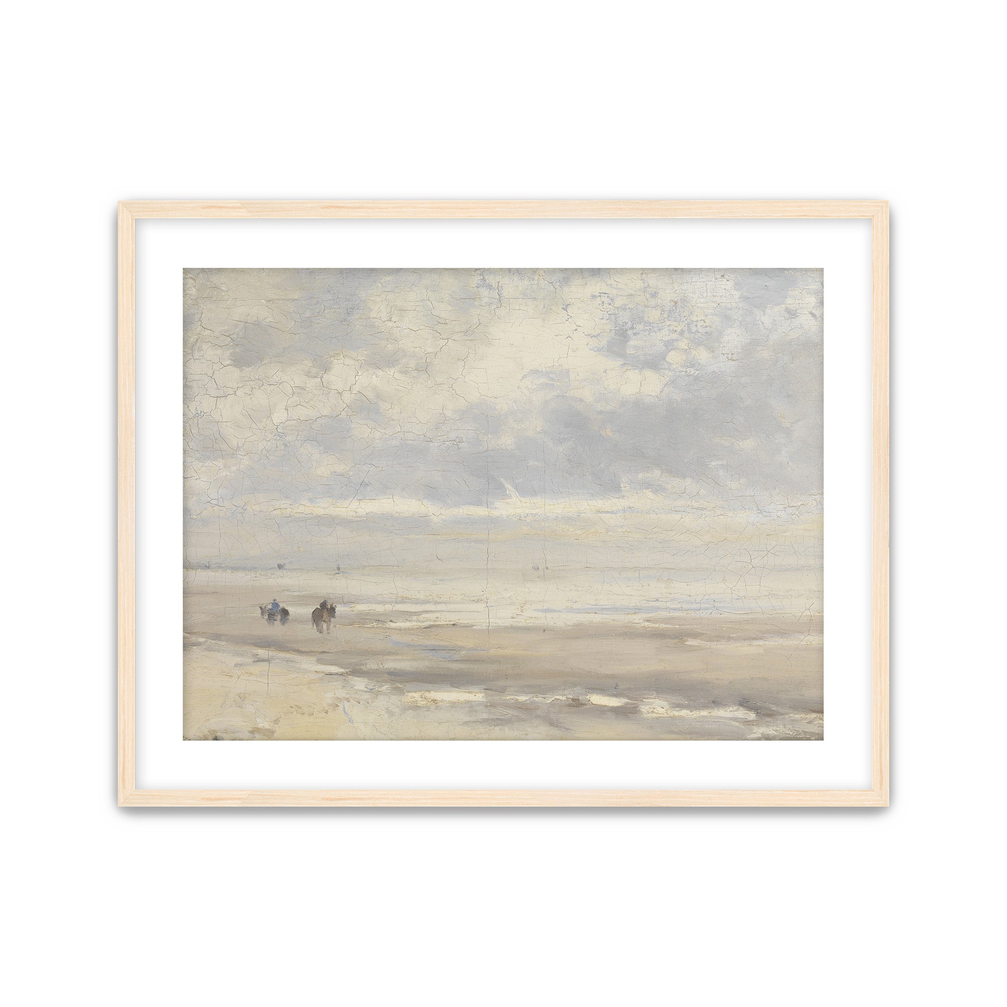 Figures on a Misty Shore