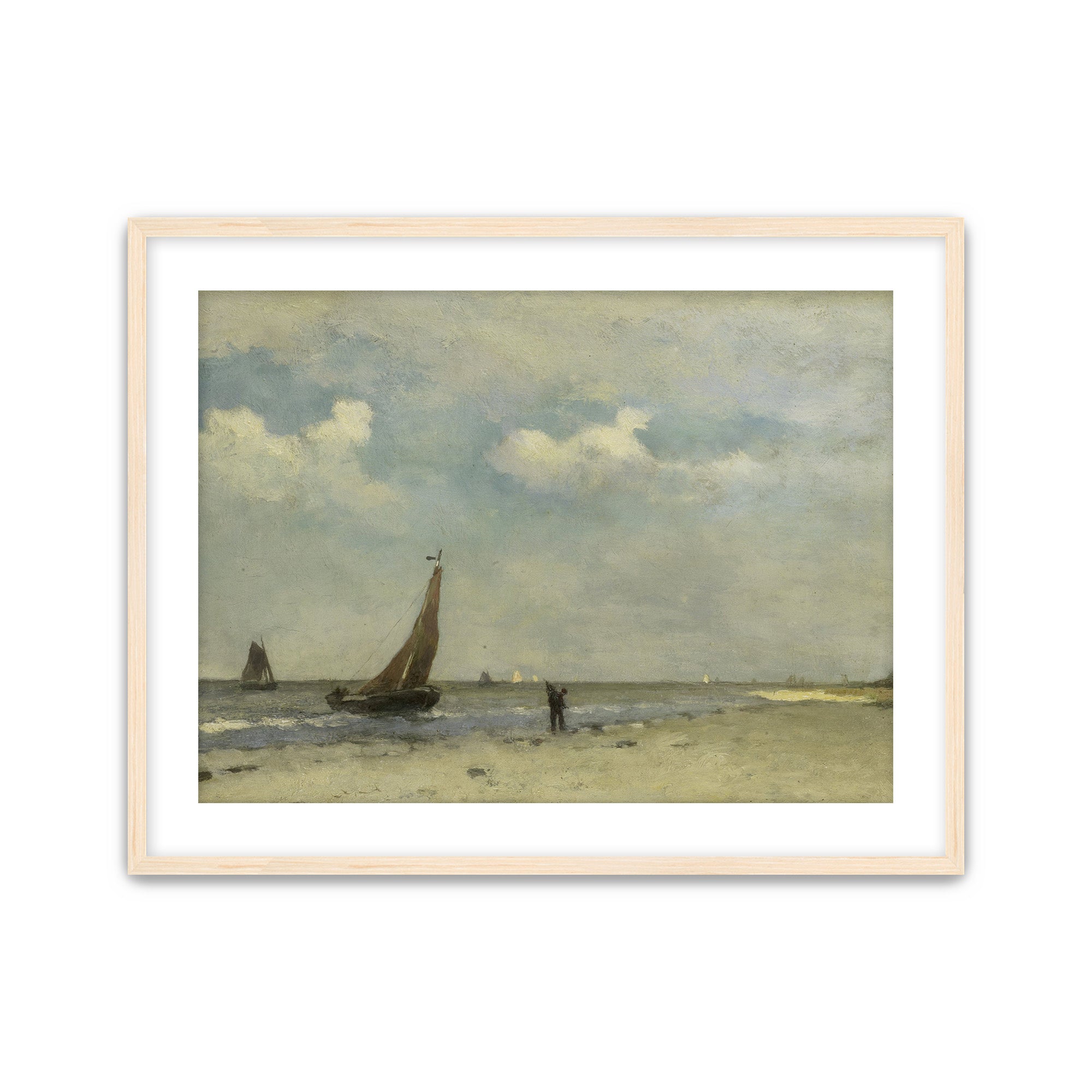 Sailboats Along the Shore