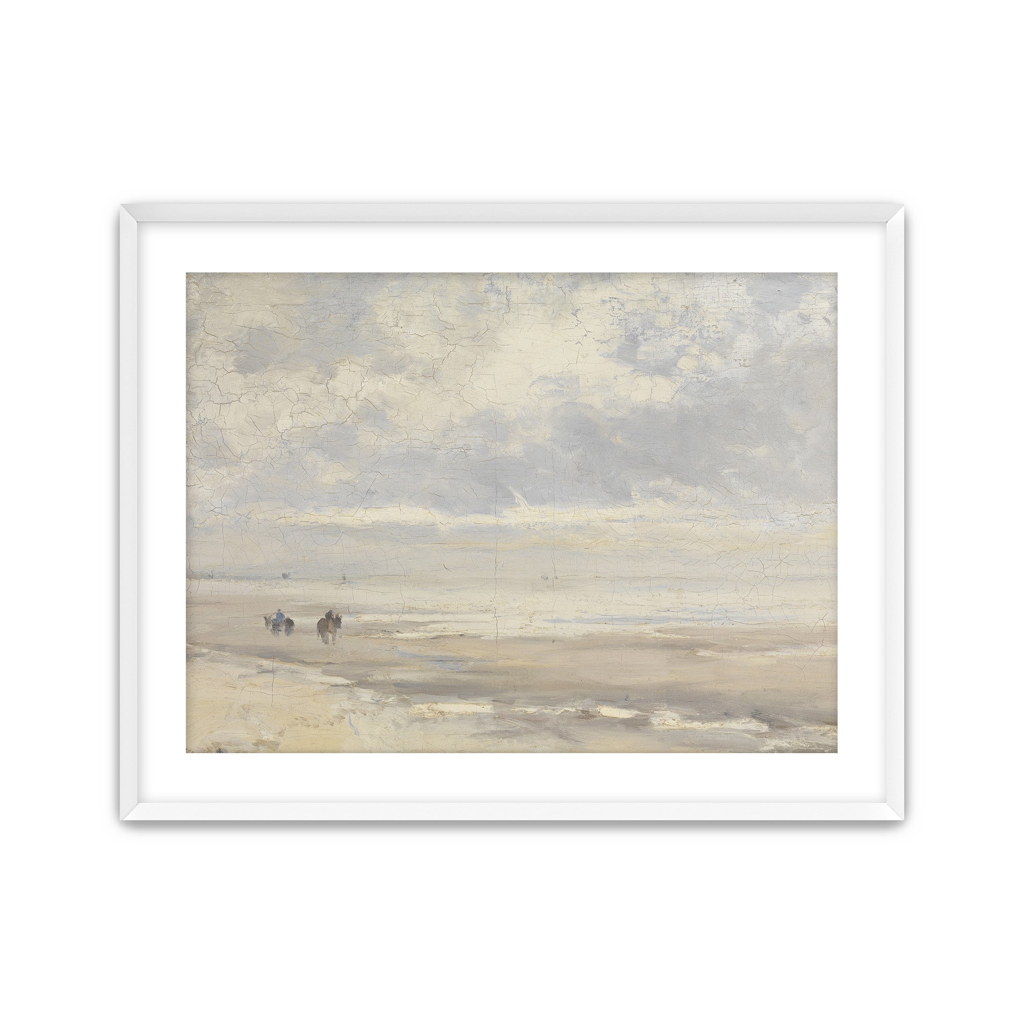 Figures on a Misty Shore