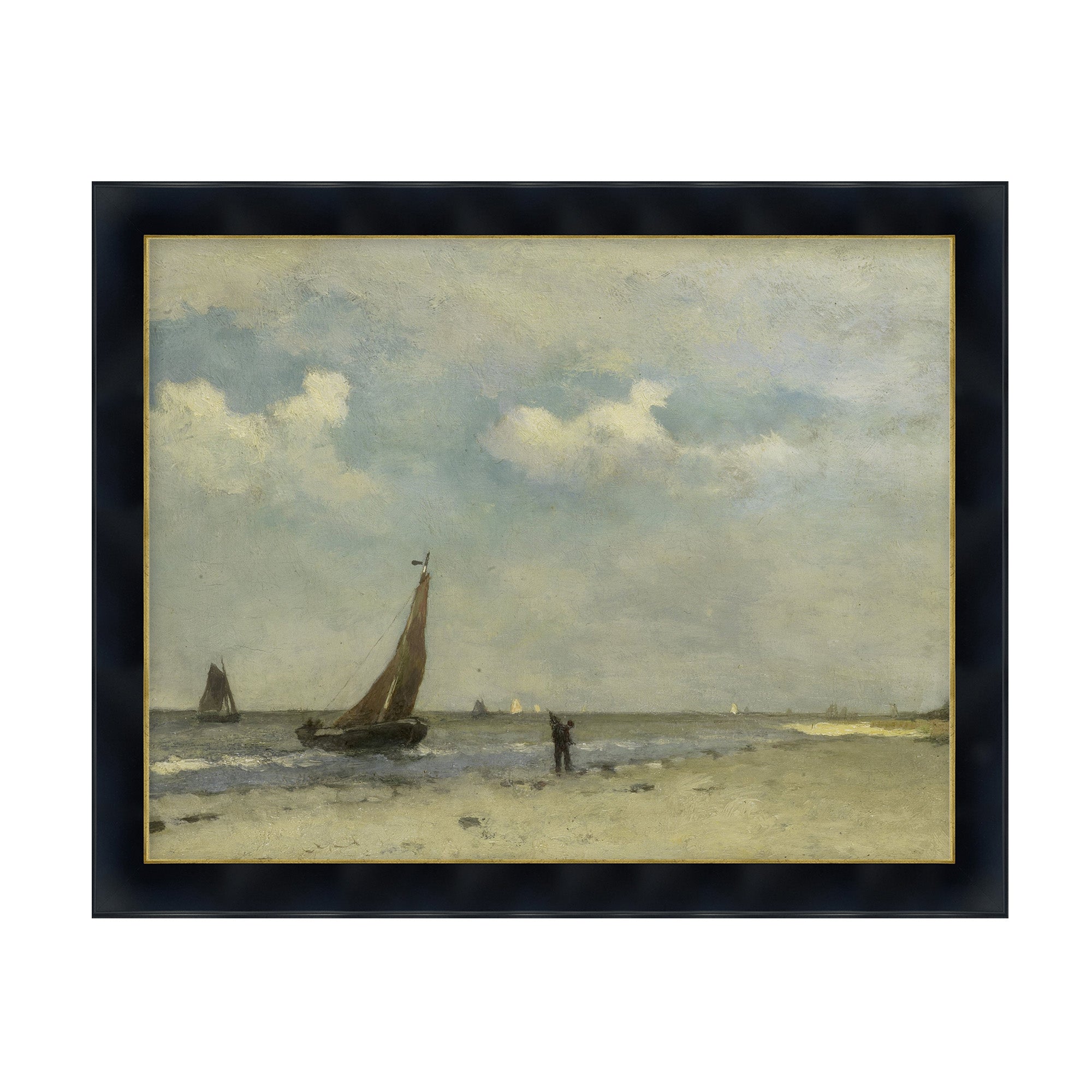 Sailboats Along the Shore