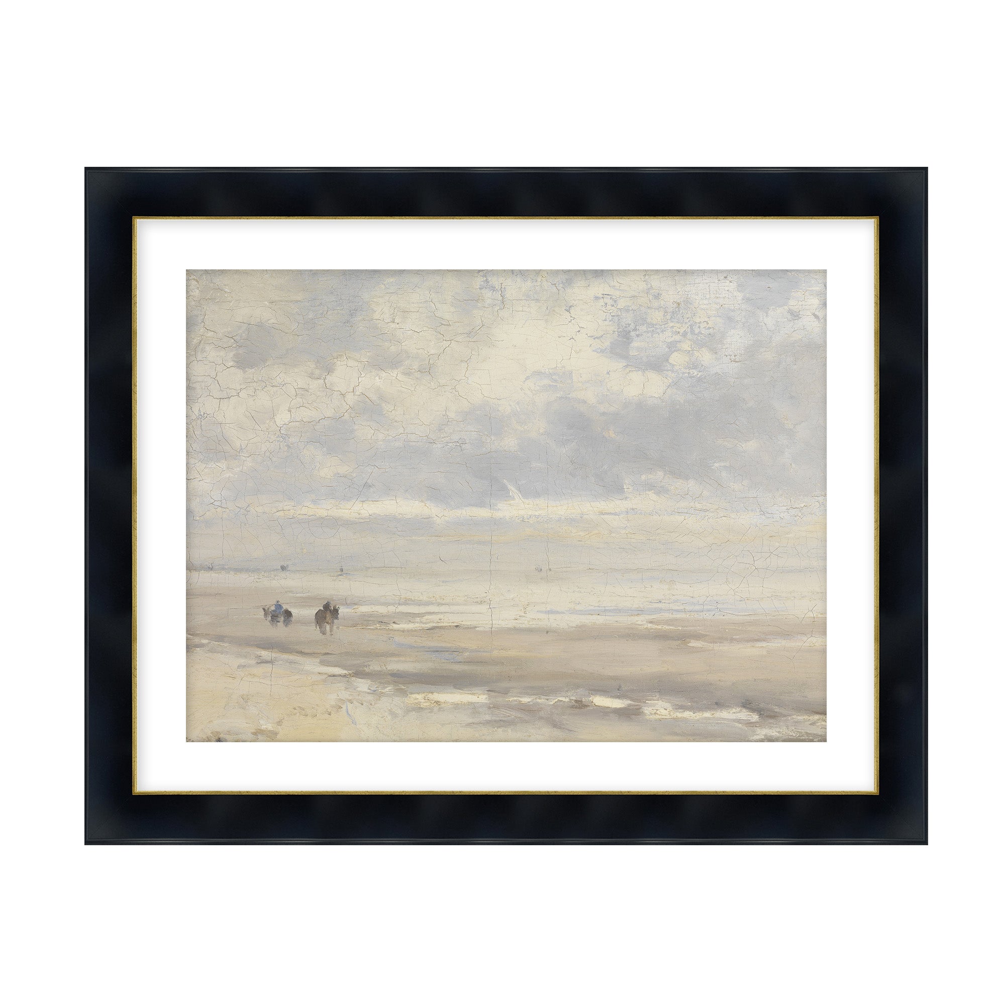 Figures on a Misty Shore