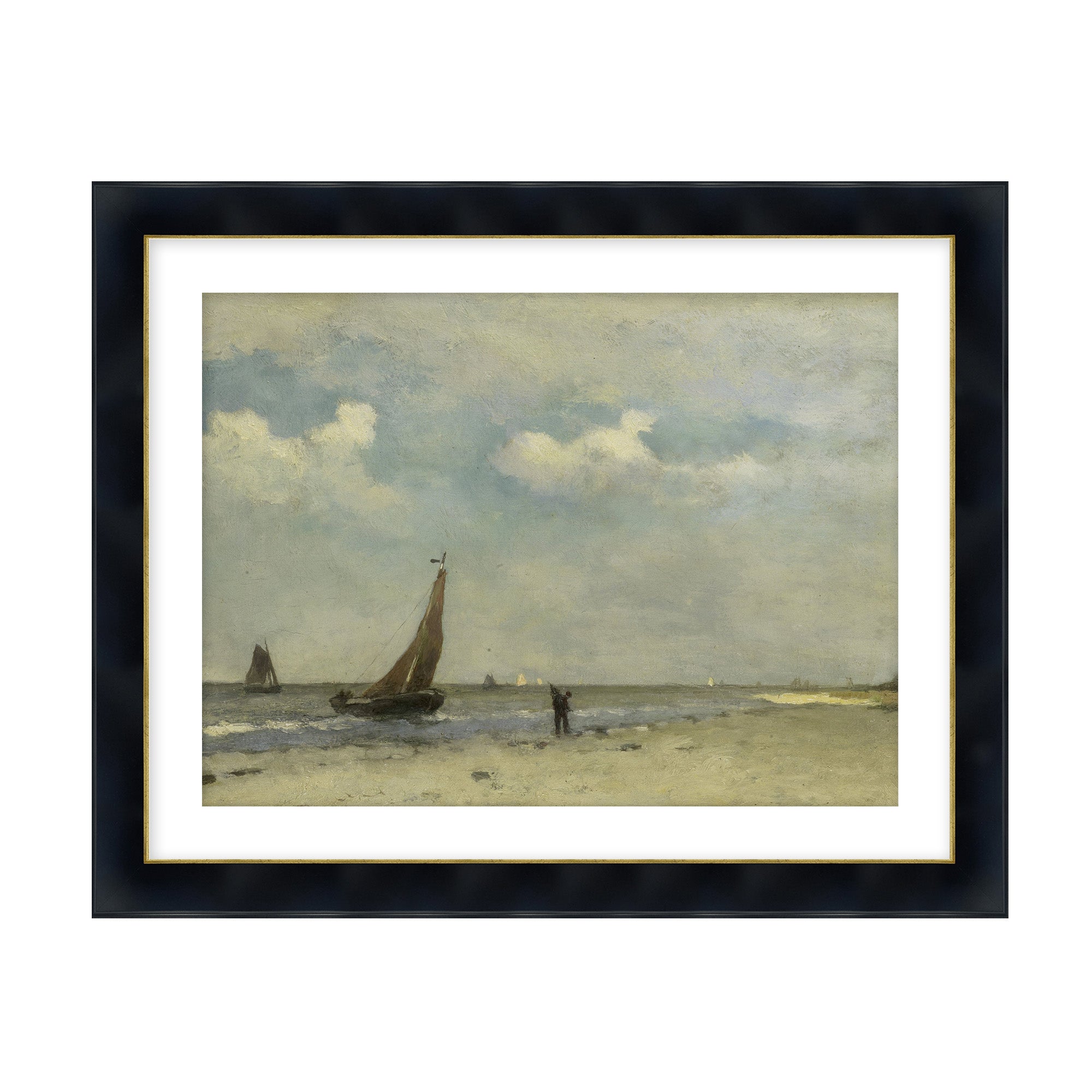 Sailboats Along the Shore
