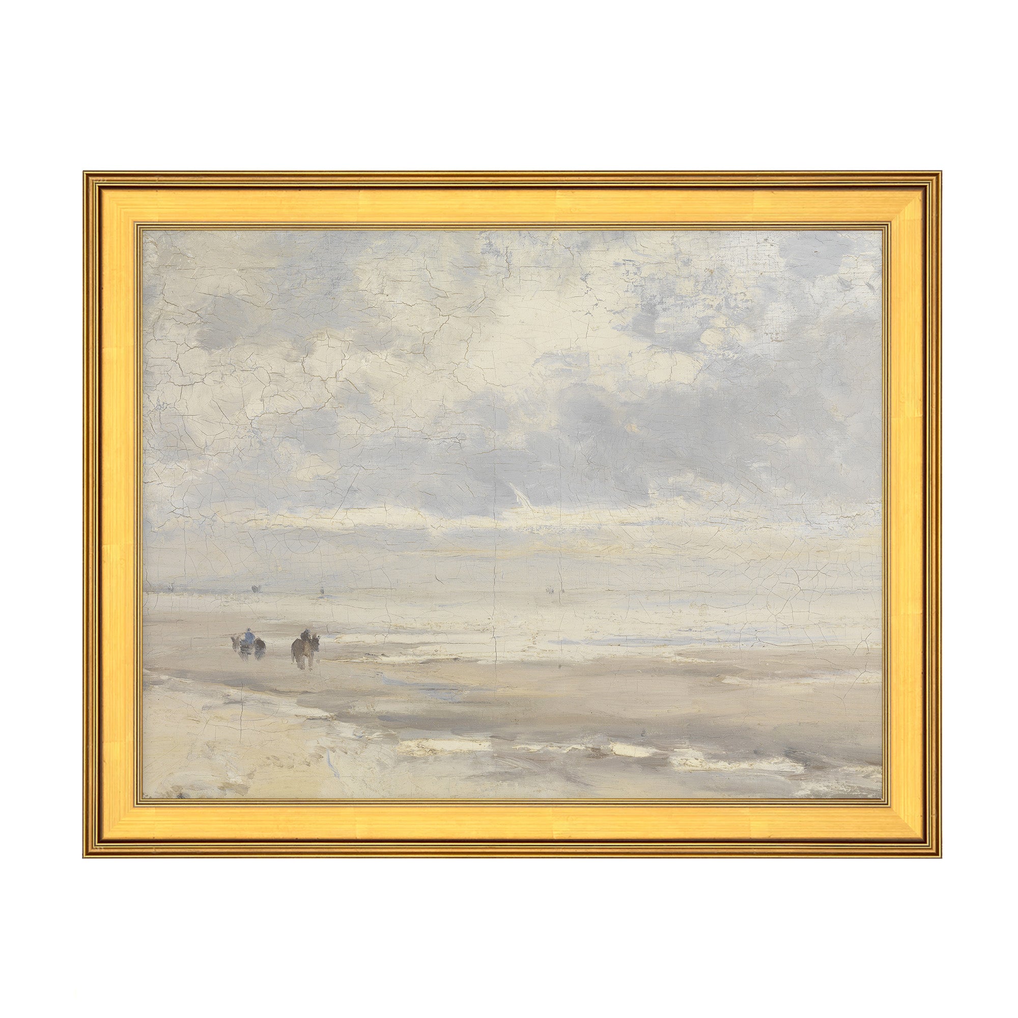 Figures on a Misty Shore