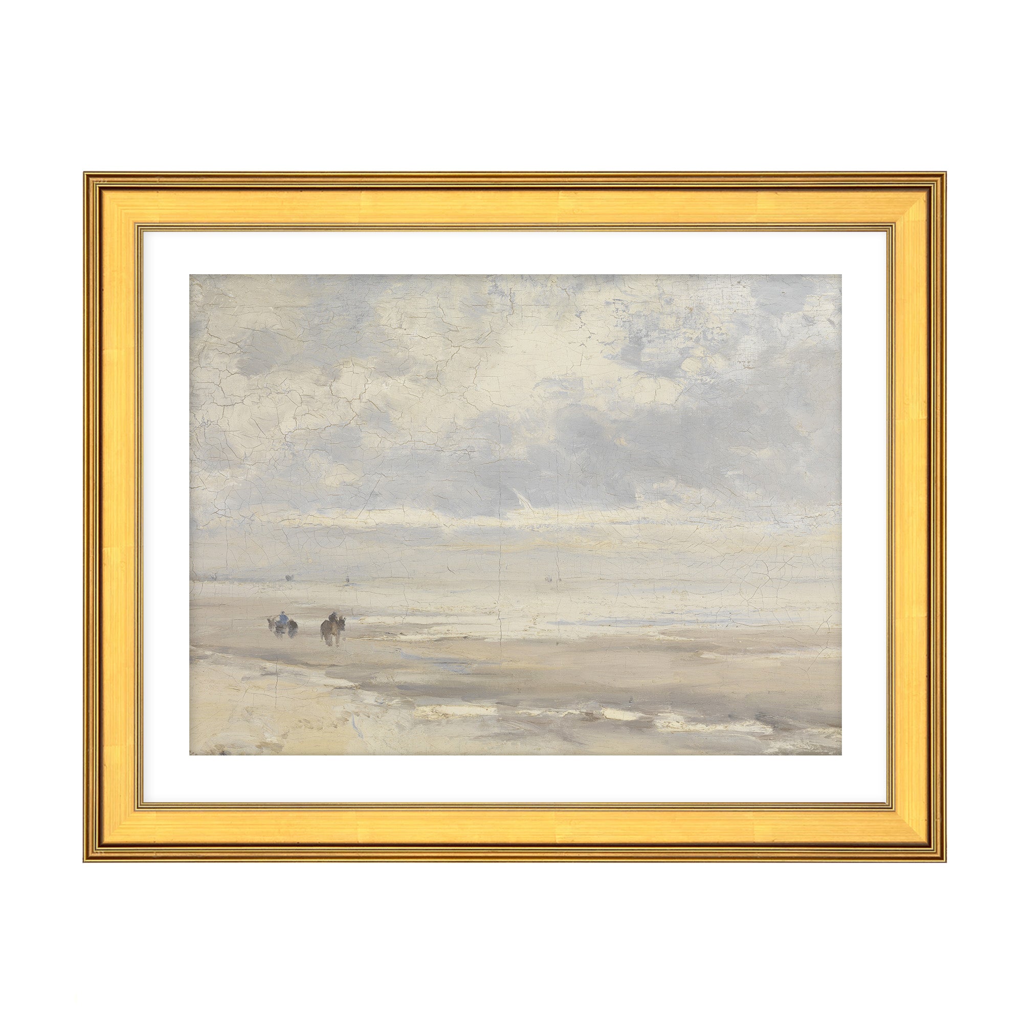 Figures on a Misty Shore