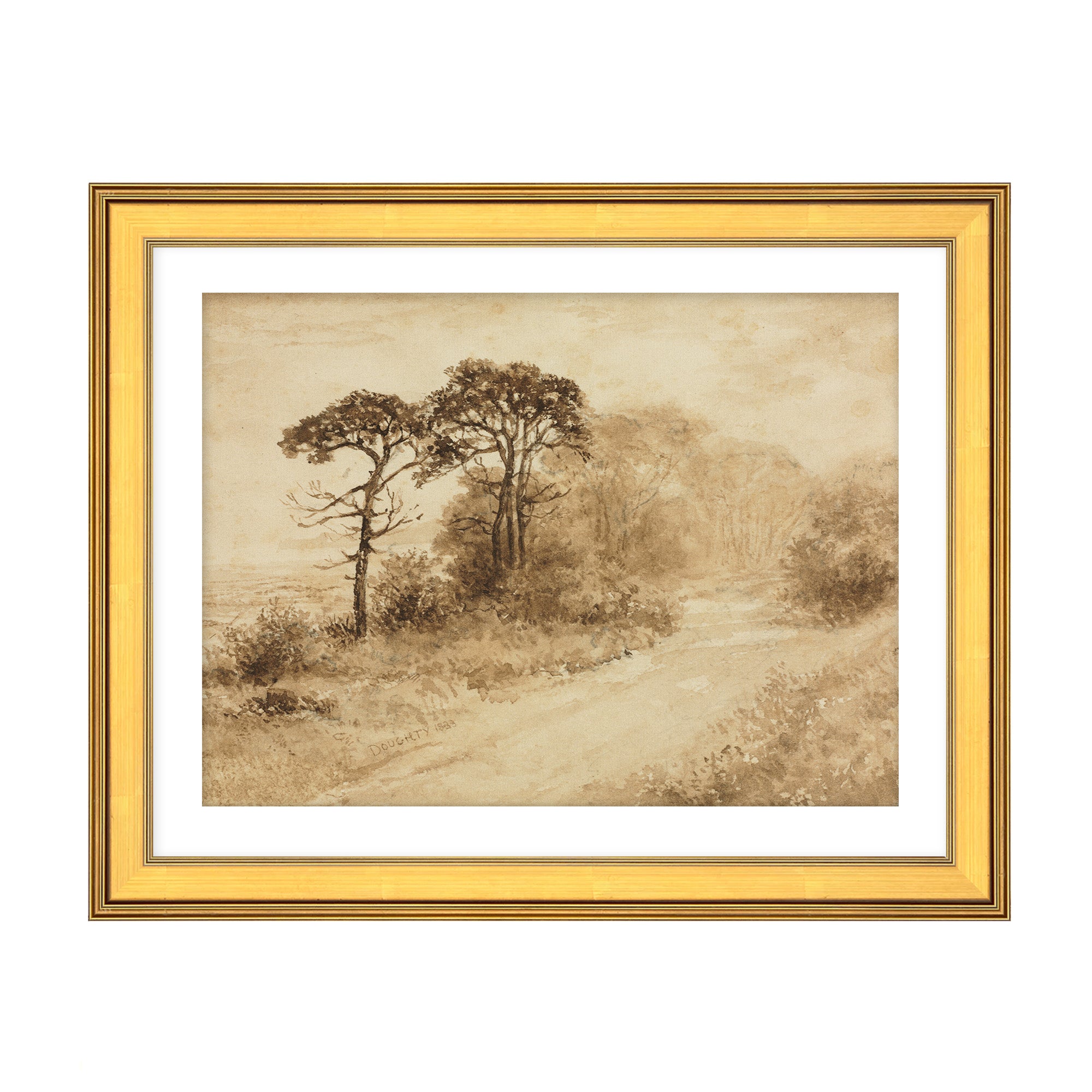 Sepia Trees