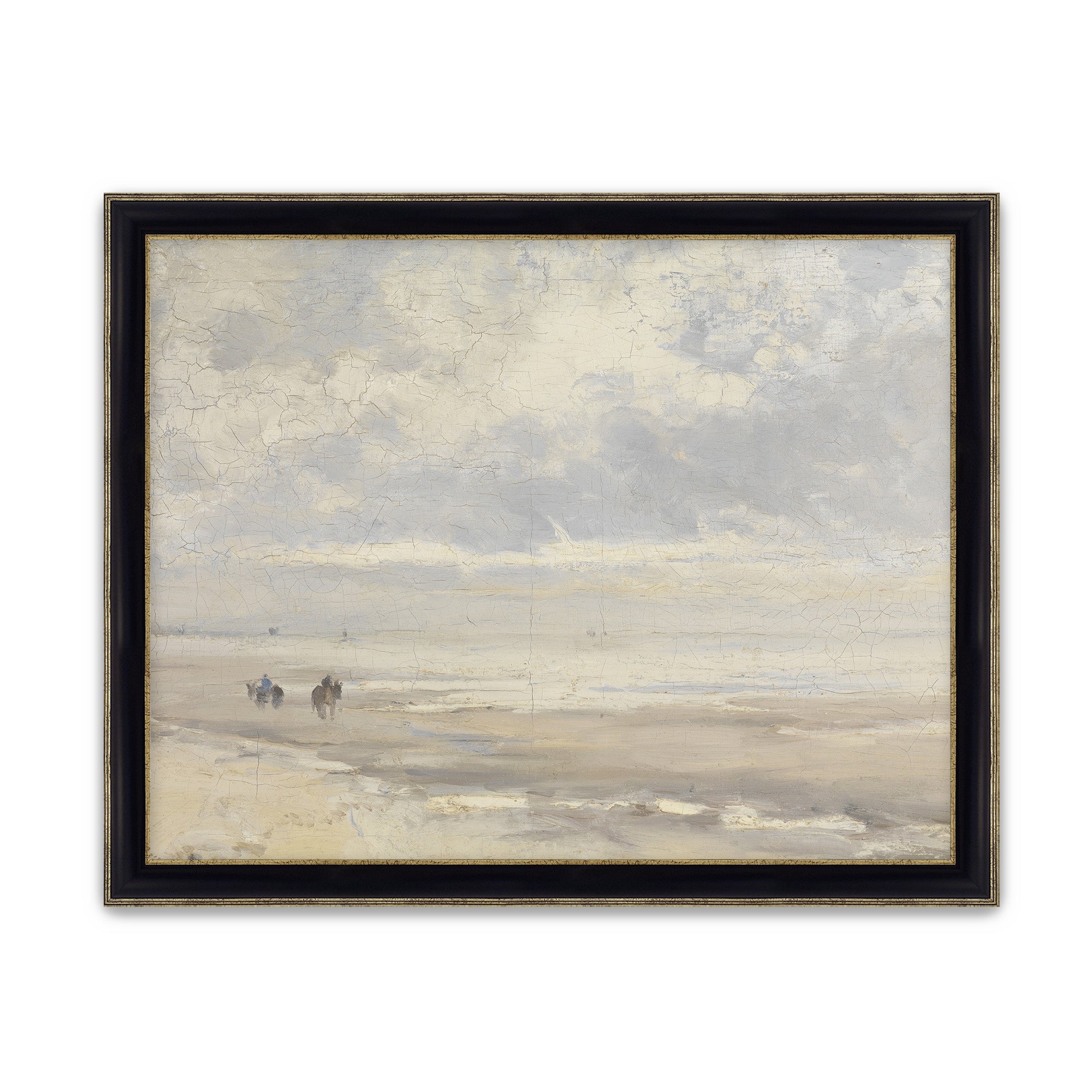 Figures on a Misty Shore