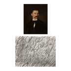 Vintage Portrait & Swirls - Set of 2