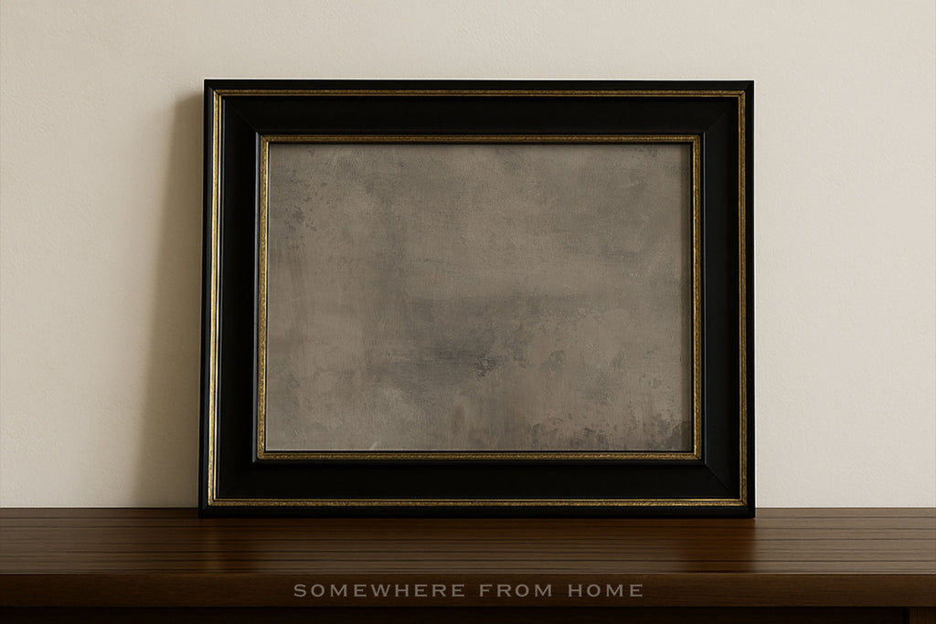 Earthen Quiet – Warm Neutral Textured Abstract Unframed Print