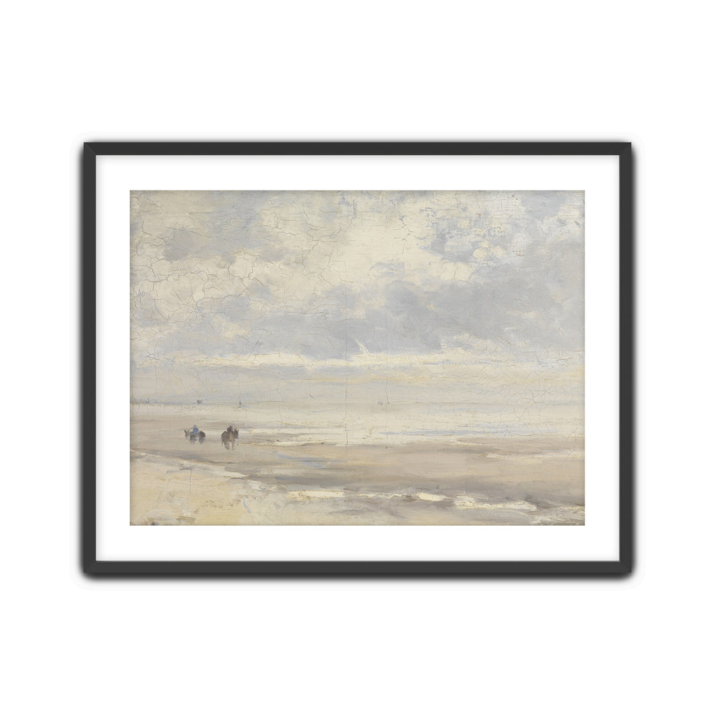 Figures on a Misty Shore
