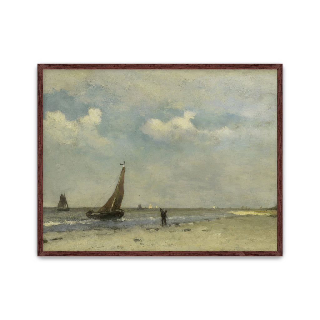 Sailboats Along the Shore