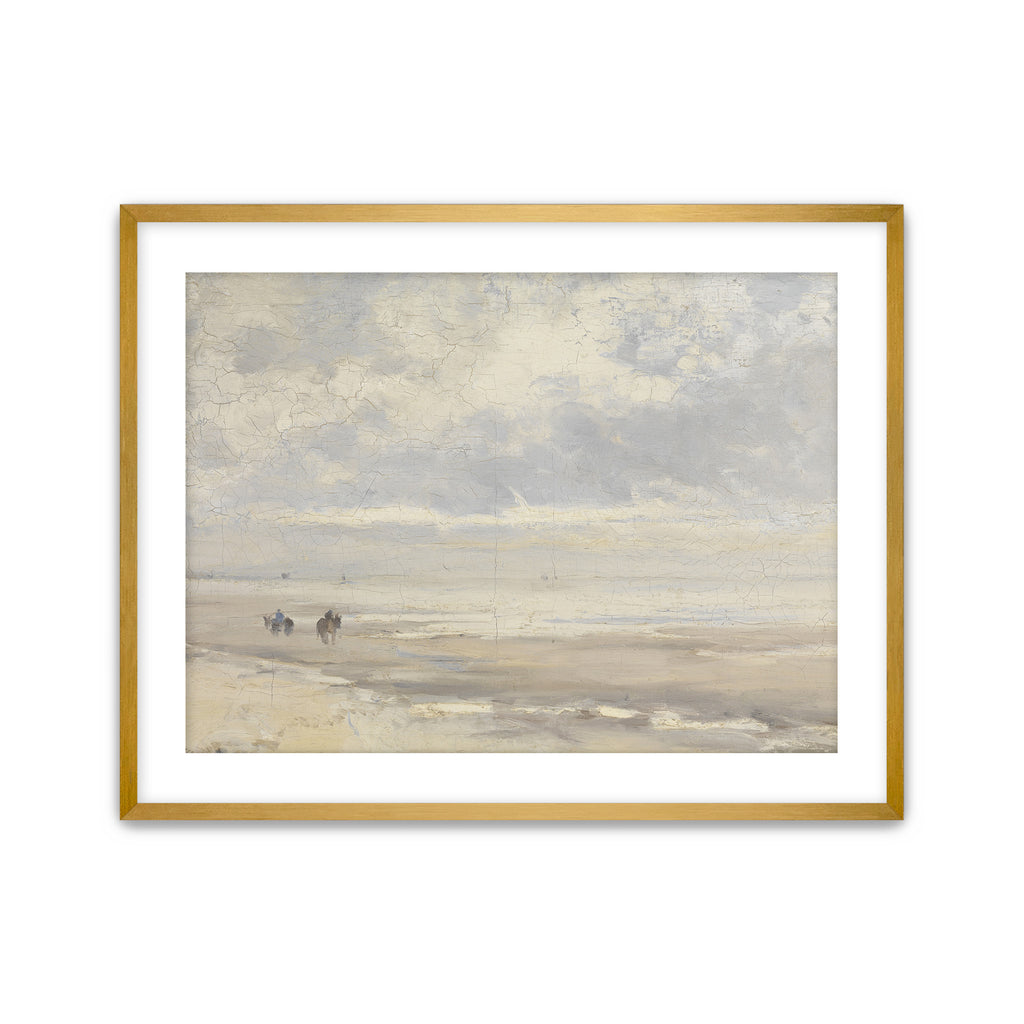 Figures on a Misty Shore