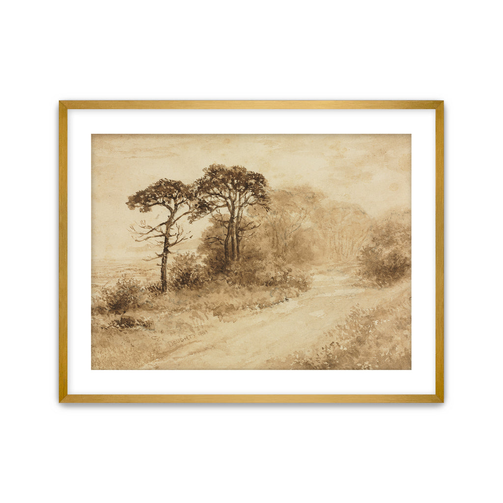 Sepia Trees