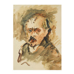 Portrait in Ochre - Watercolor Portrait