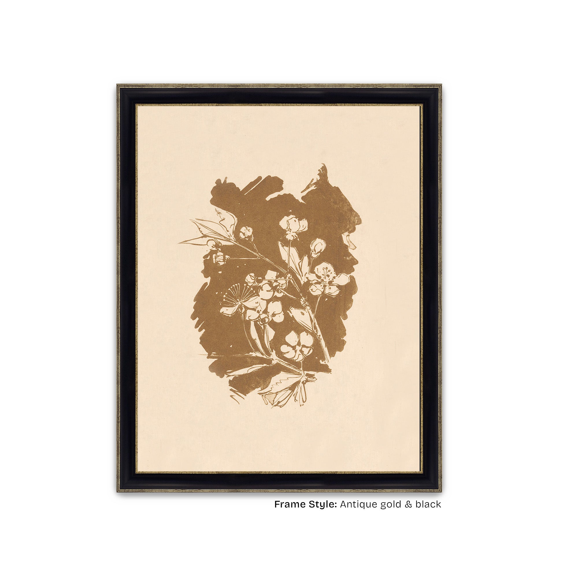 Antique Gold & Black