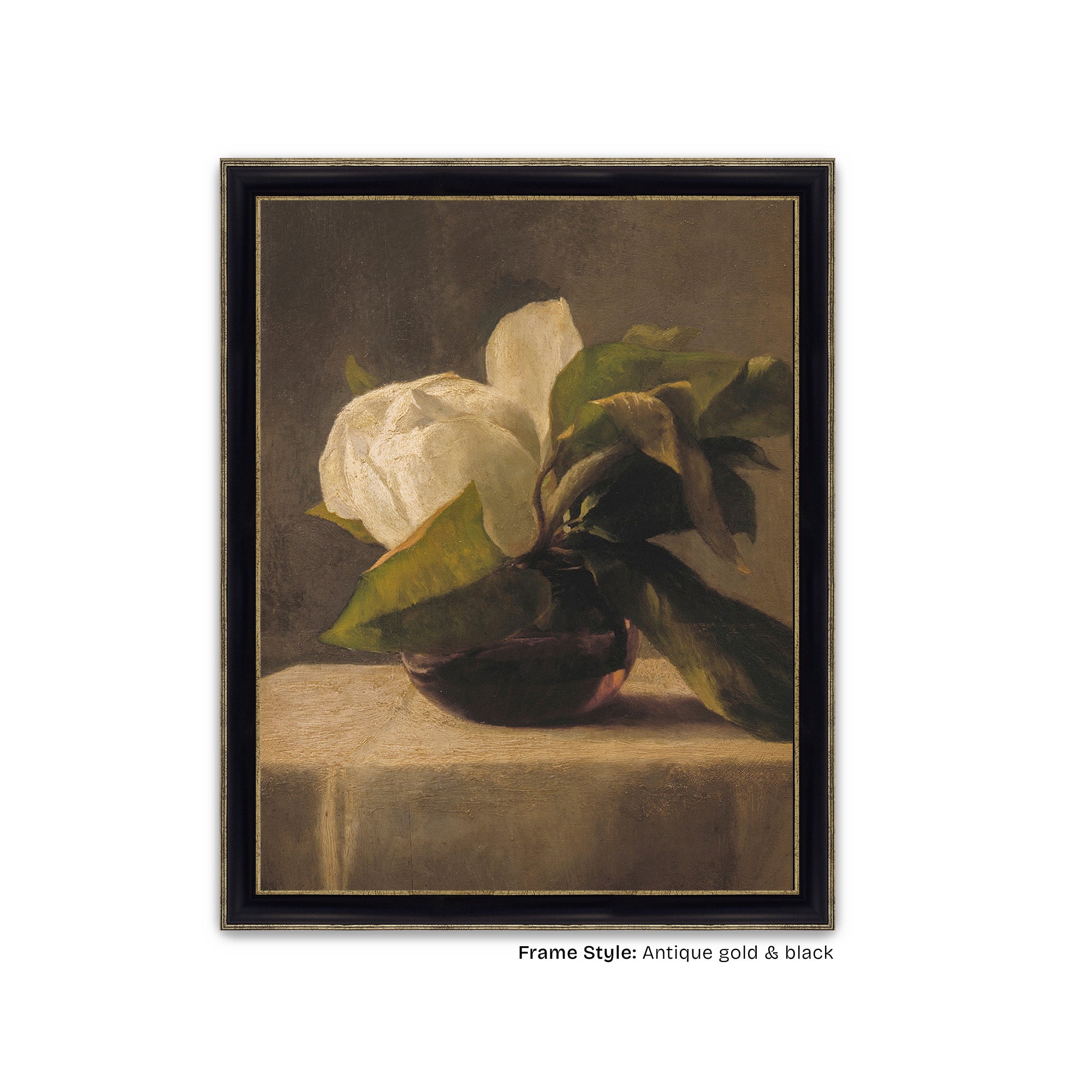 Antique Gold & Black