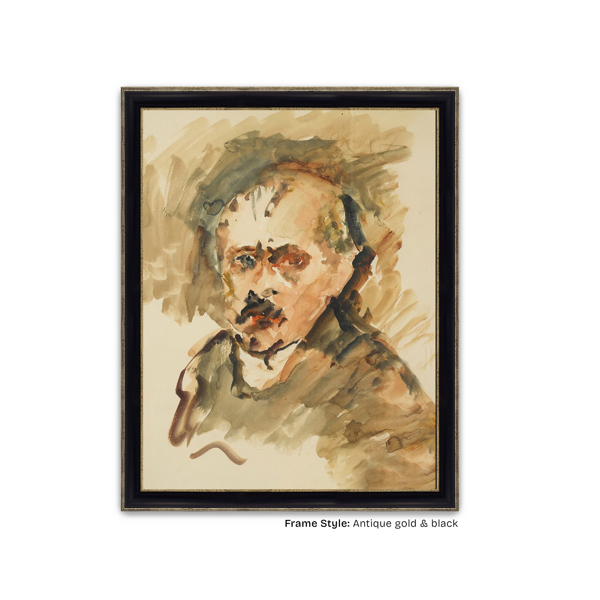 Antique Gold & Black