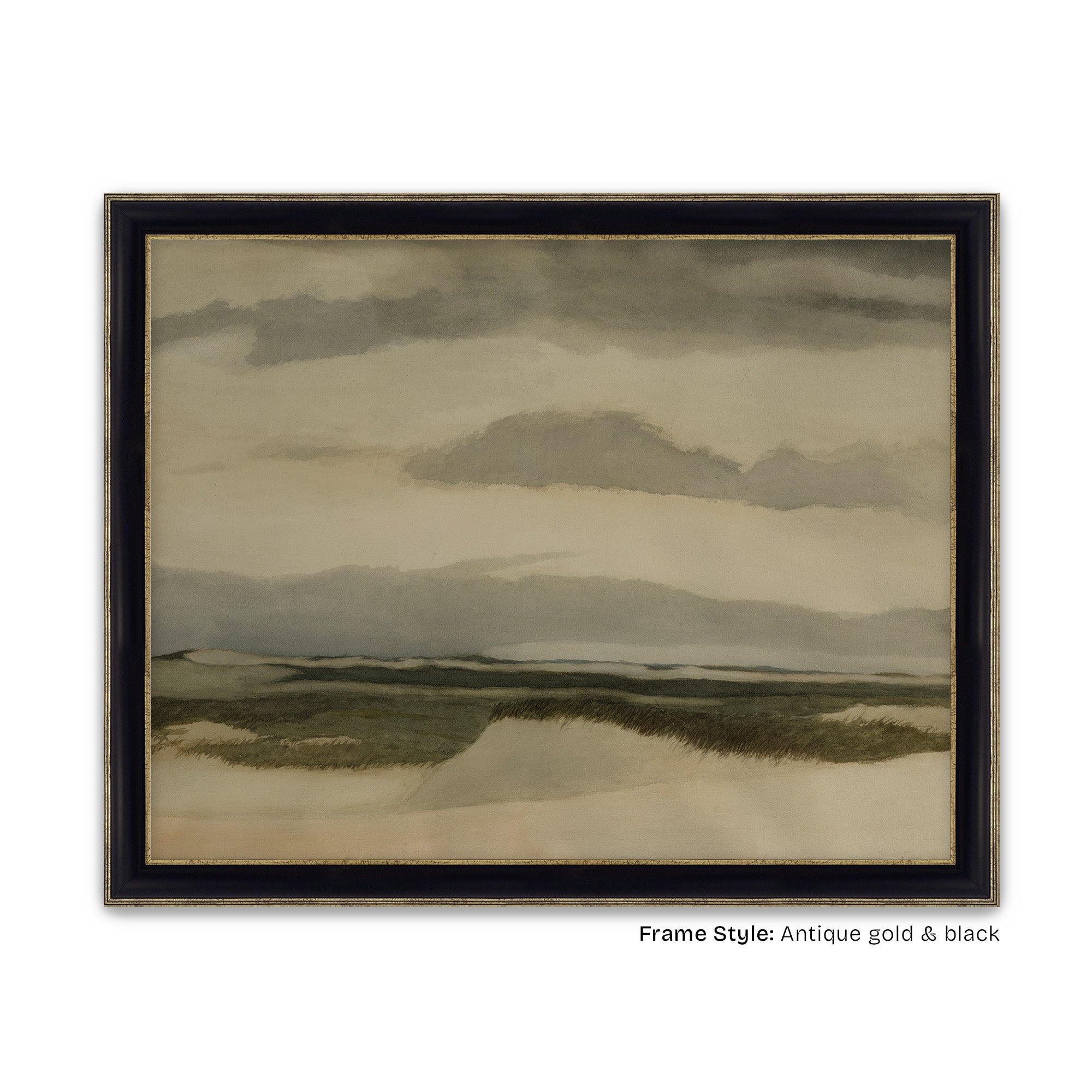 Antique Gold & Black