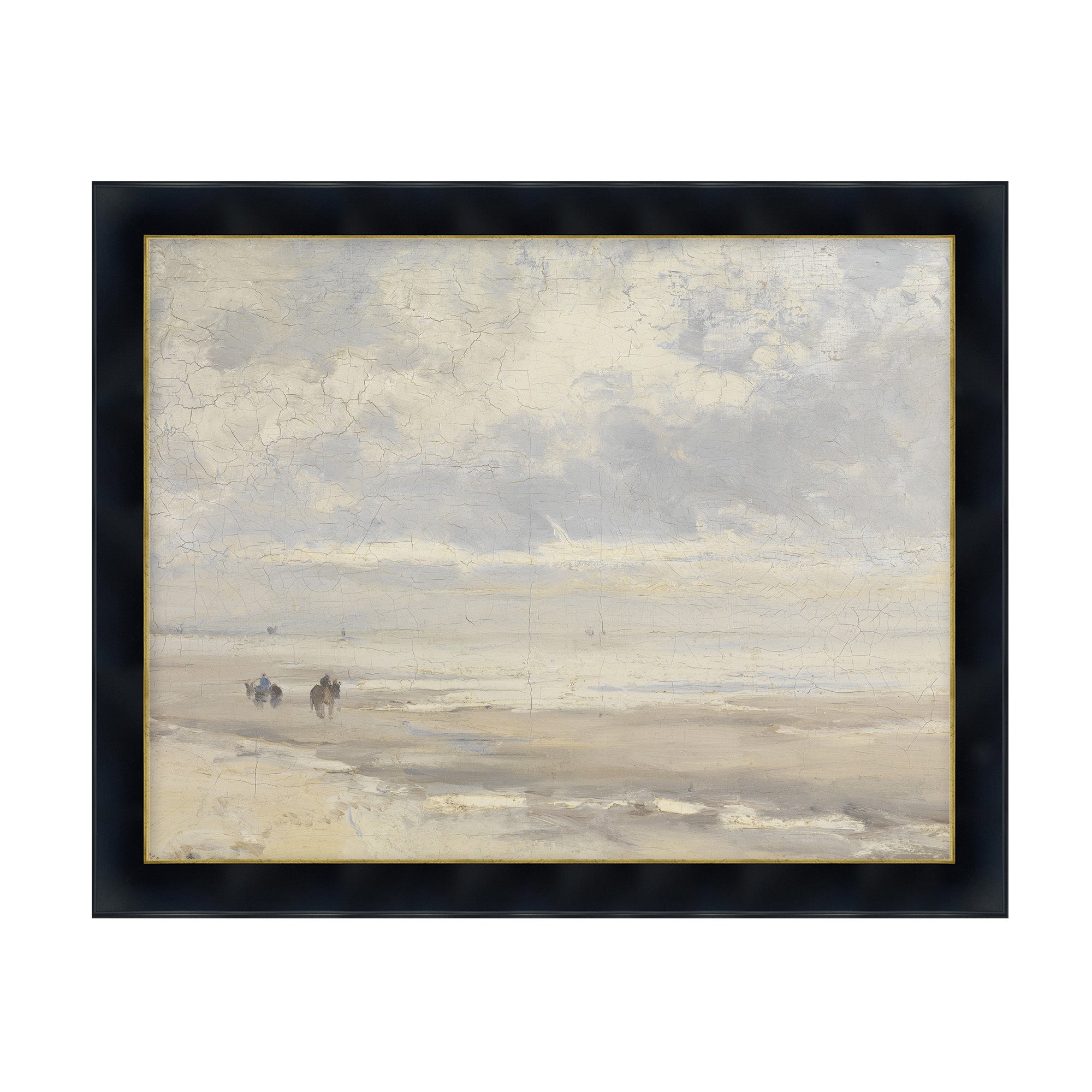 Figures on a Misty Shore