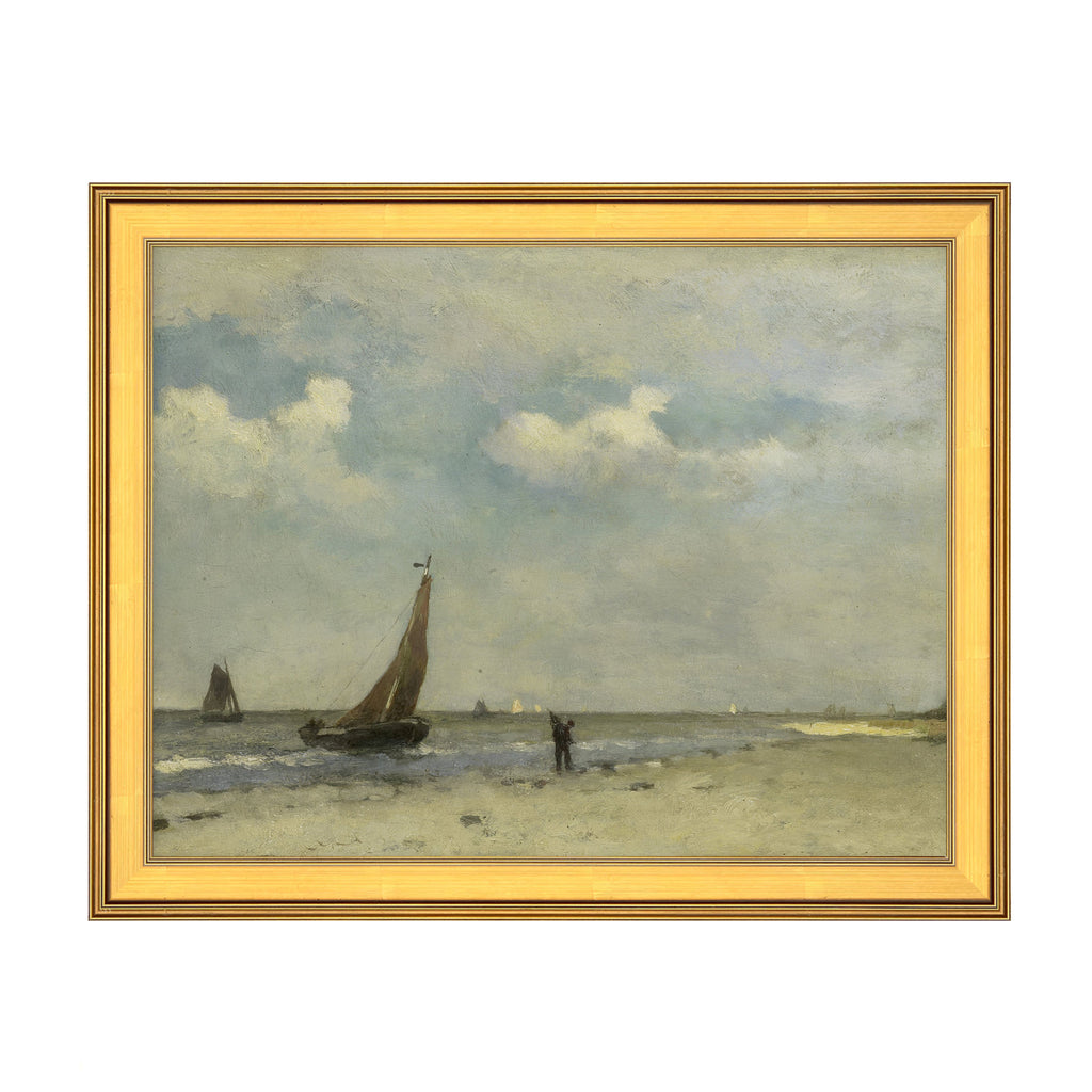 Sailboats Along the Shore