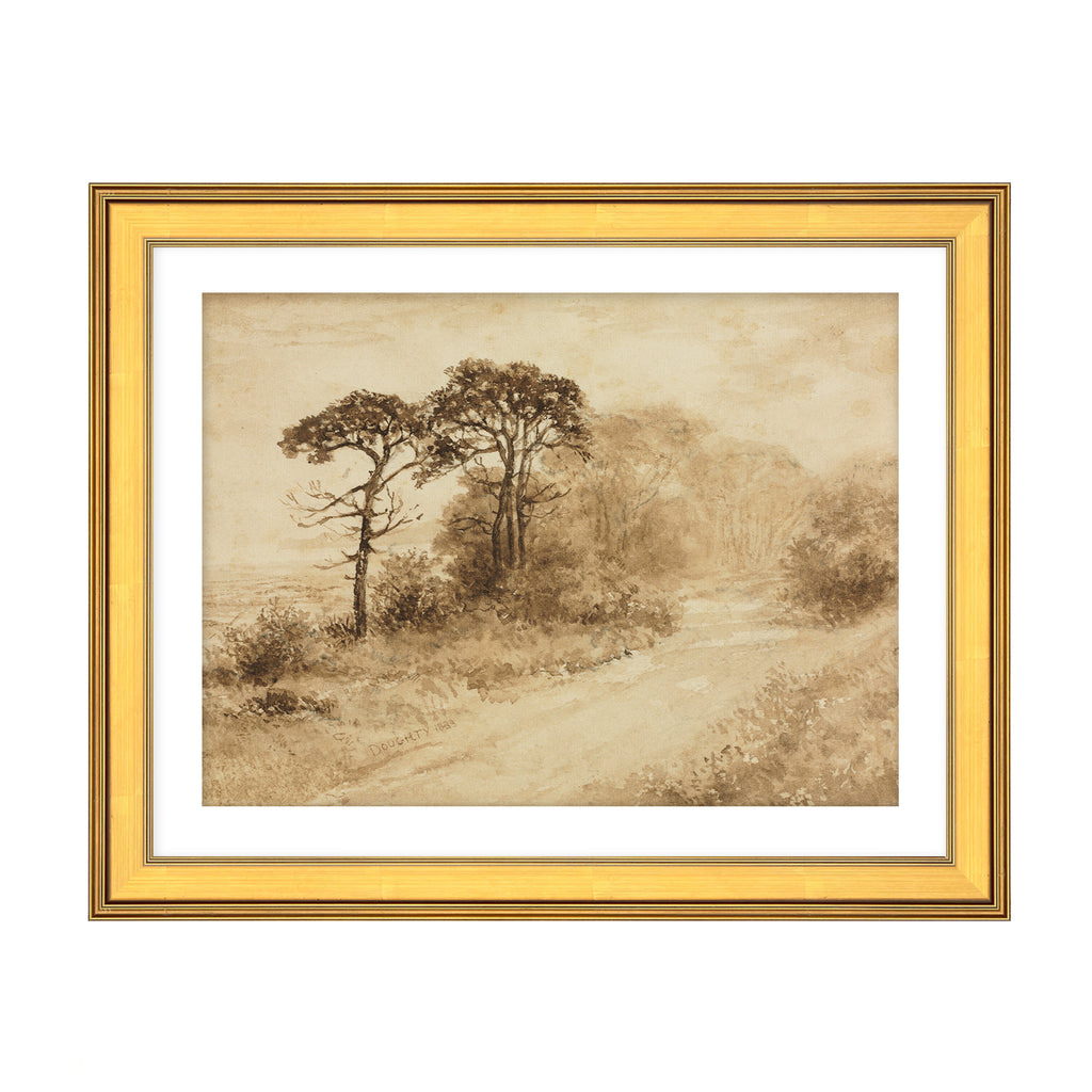 Sepia Trees
