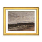 Shoreline Under Heavy Skies