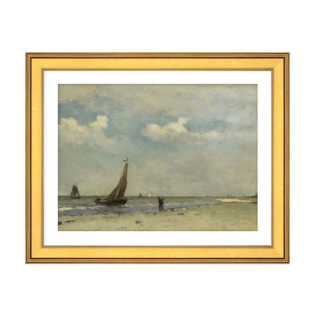 Sailboats Along the Shore