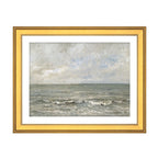 Grey Sea with Distant Sails