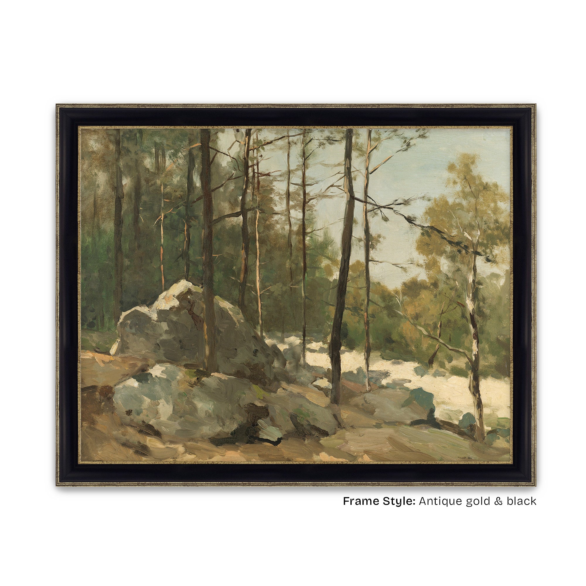 Antique Gold & Black