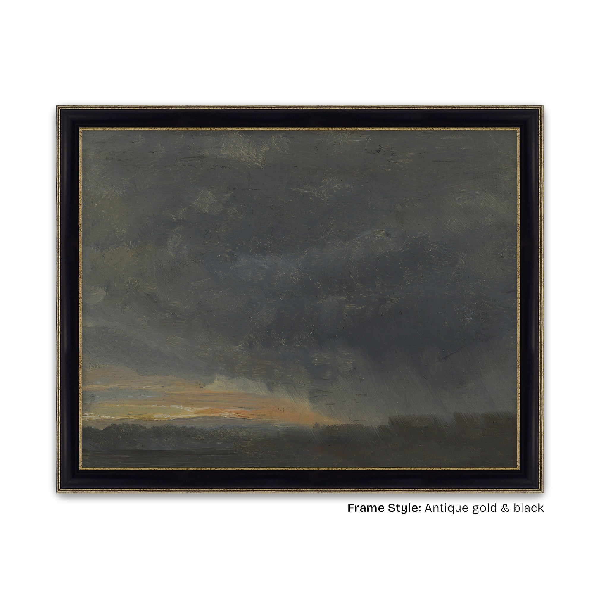 Antique Gold & Black