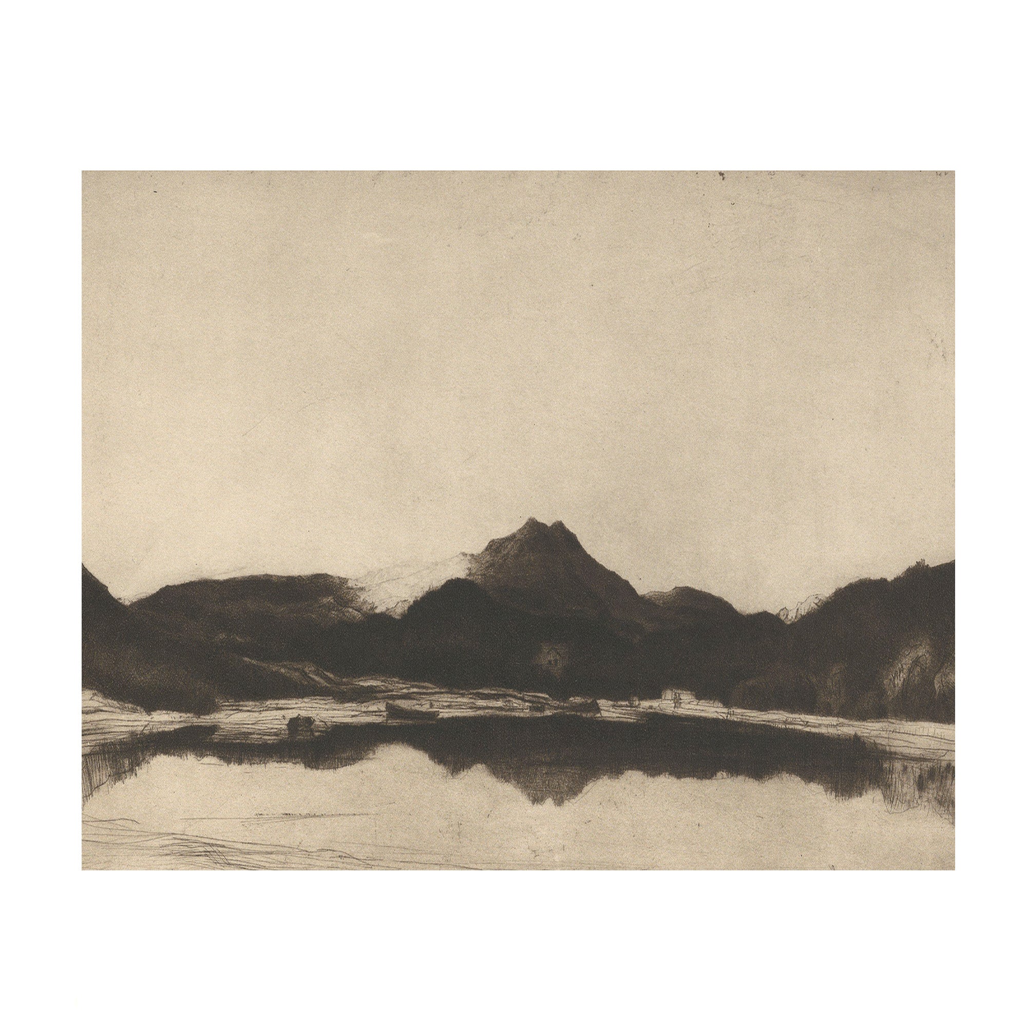 Ridge Study 1 - Moody Landscape Sketch