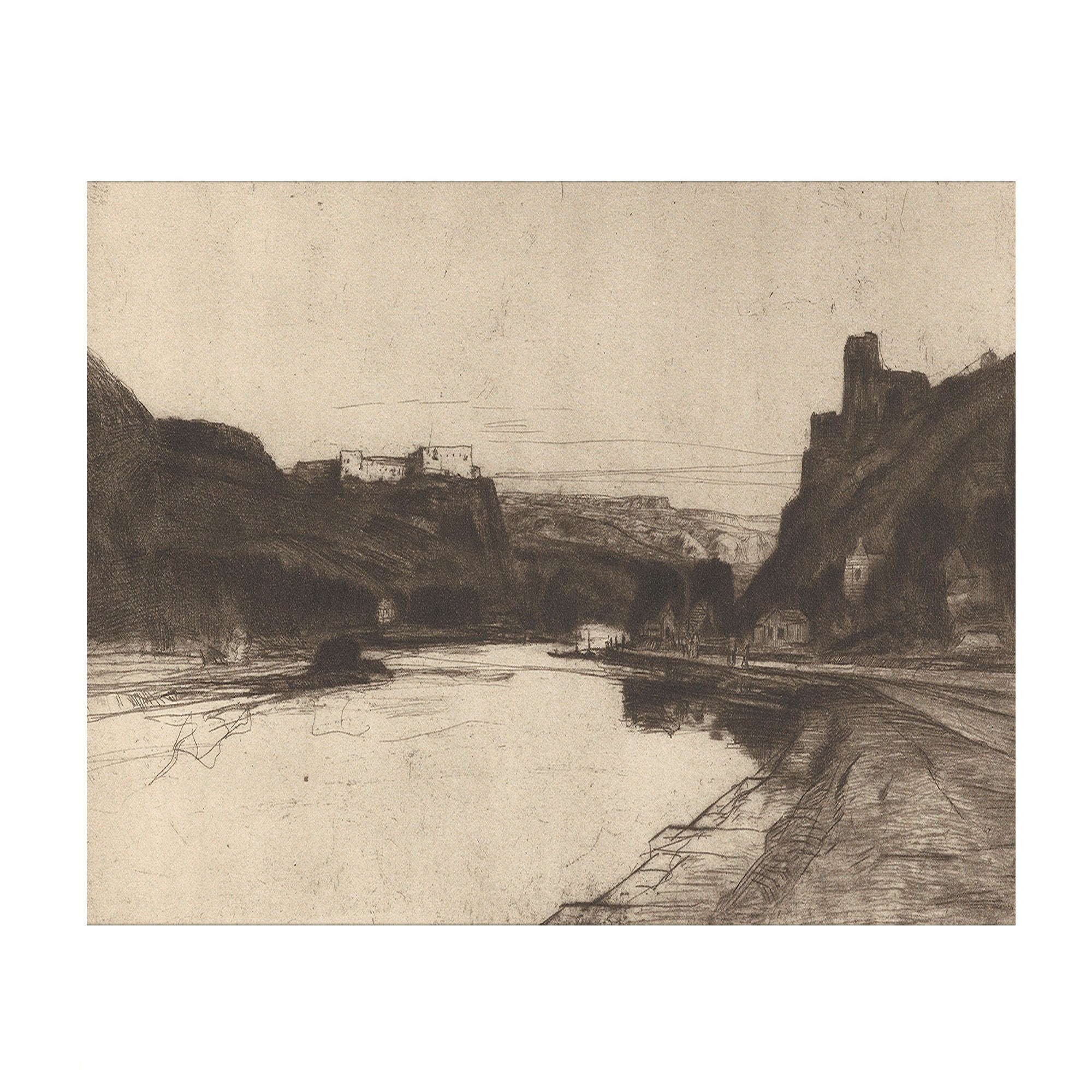 Ridge Study 2 - Moody Landscape Sketch