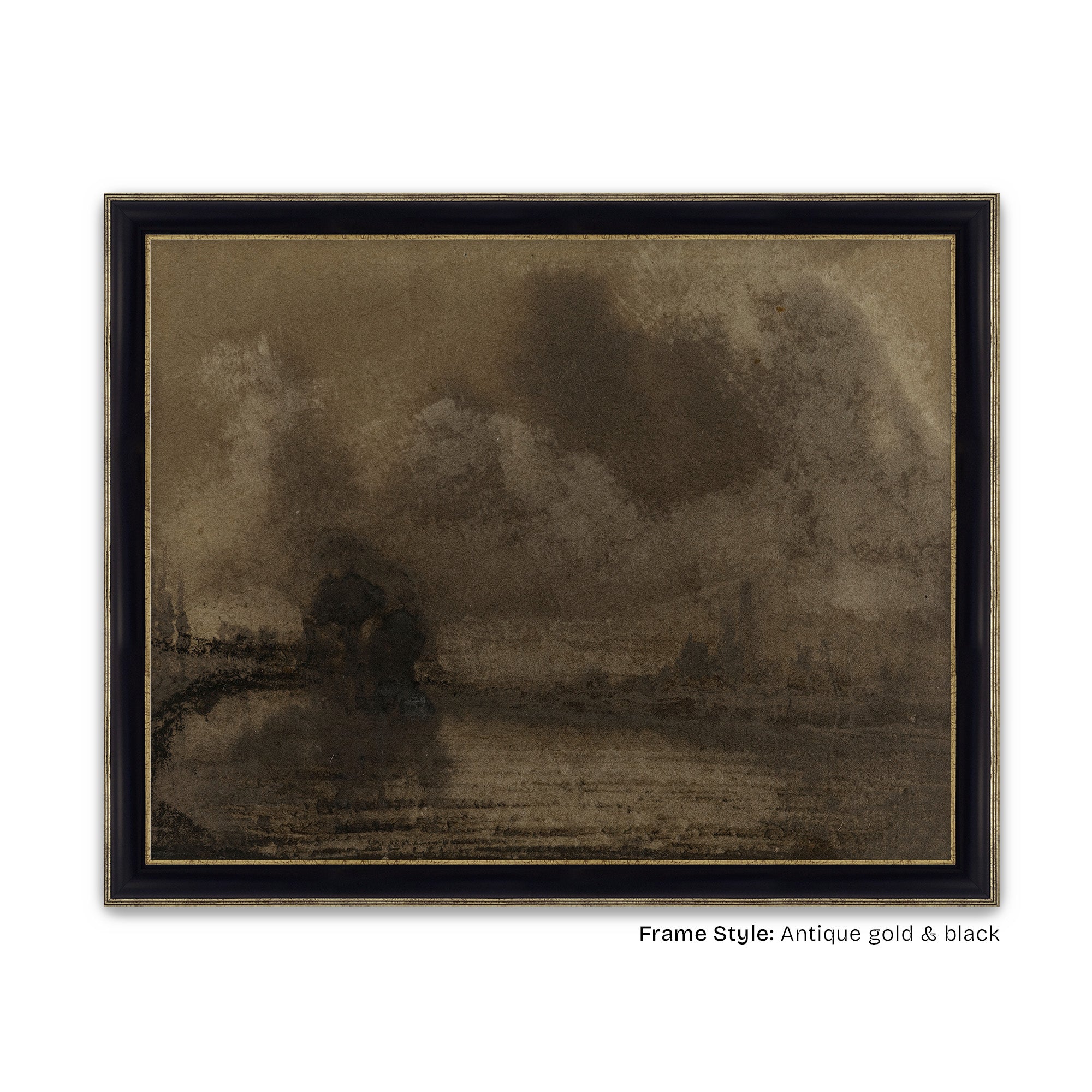 Antique Gold & Black