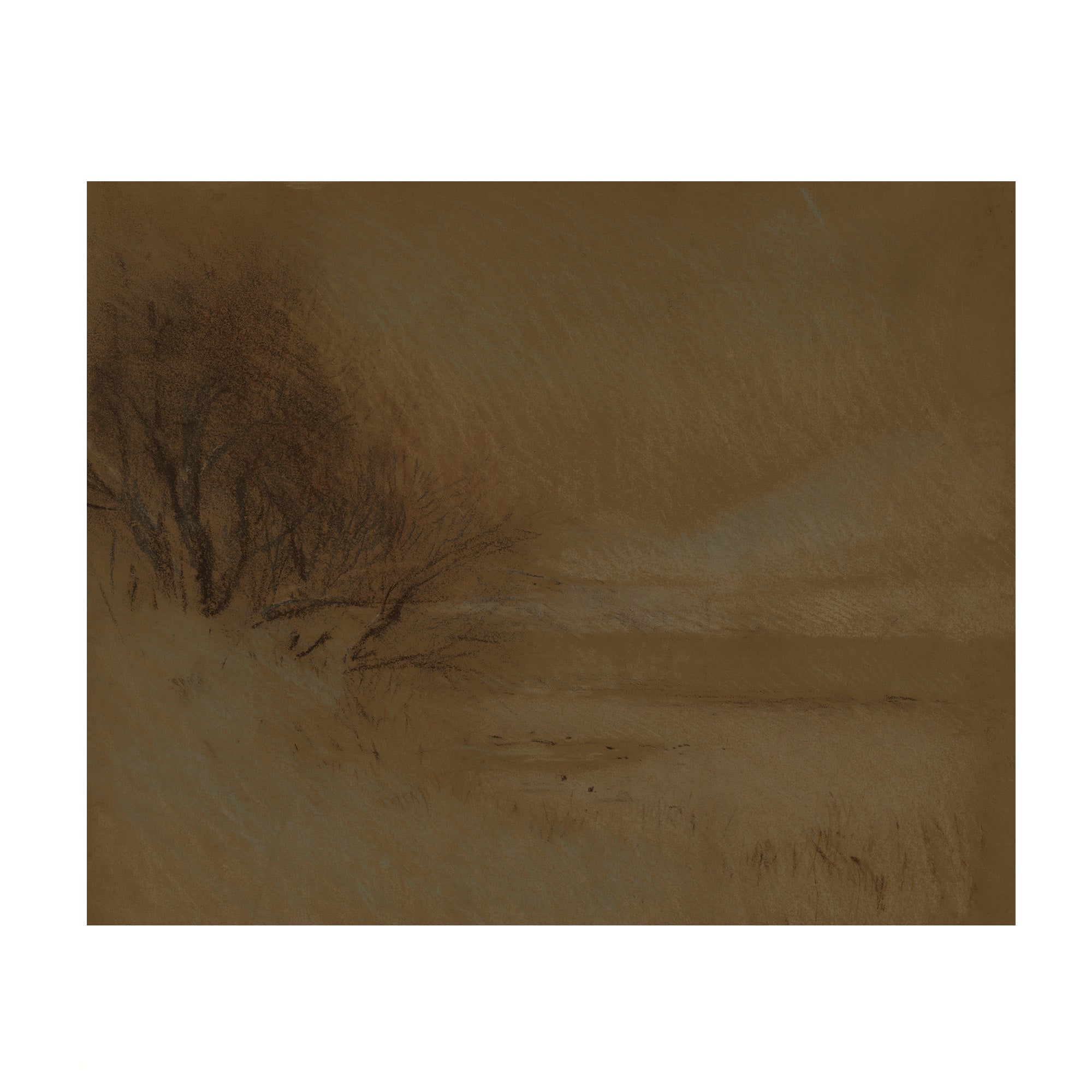 Autumn Haze – Moody Bronze Landscape