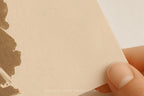 Umber Botanical Study – Vintage Floral Silhouette