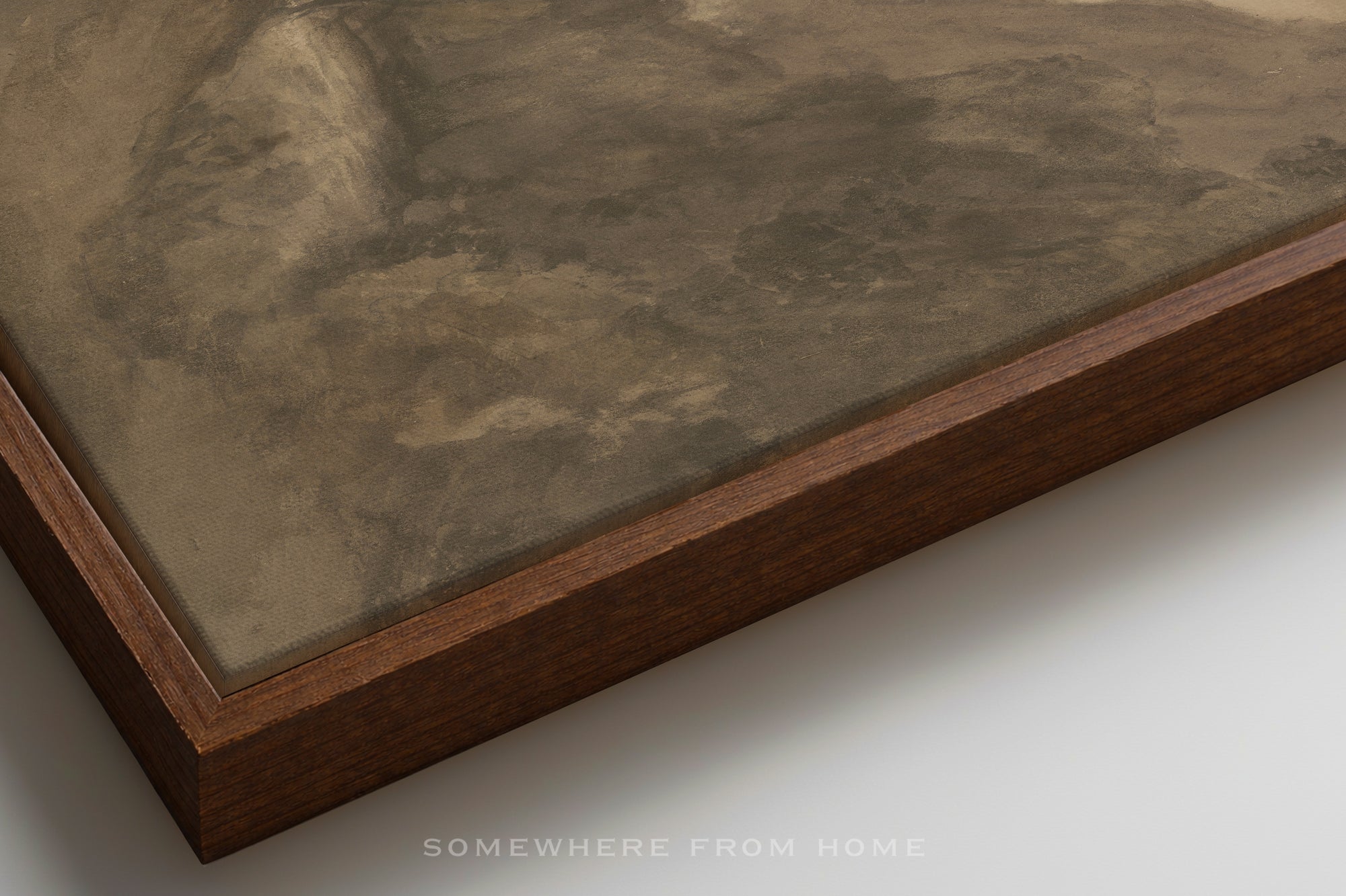 Valley in Sepia - Warm Neutral Hillside