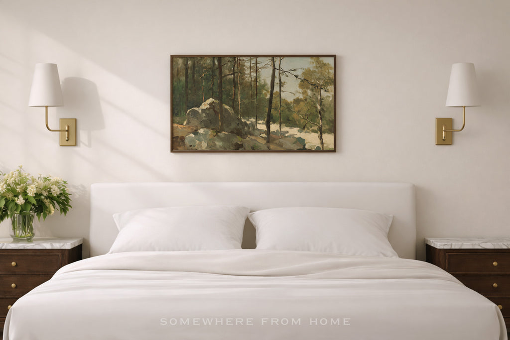 Quiet Pines - Vintage Forest Landscape