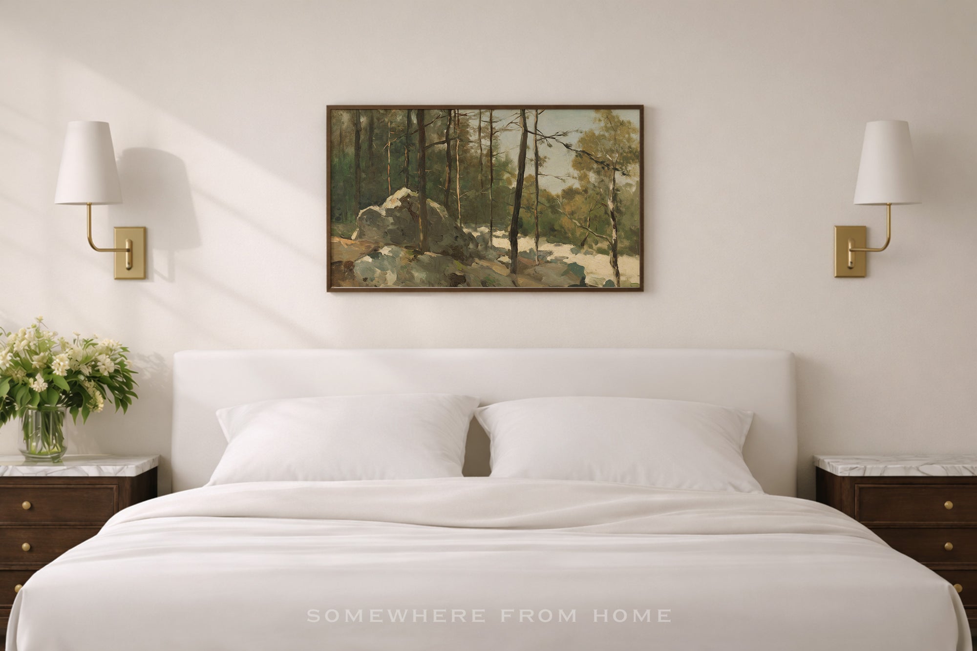 Quiet Pines - Vintage Forest Landscape