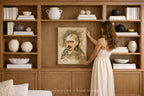 Portrait in Ochre - Watercolor Portrait